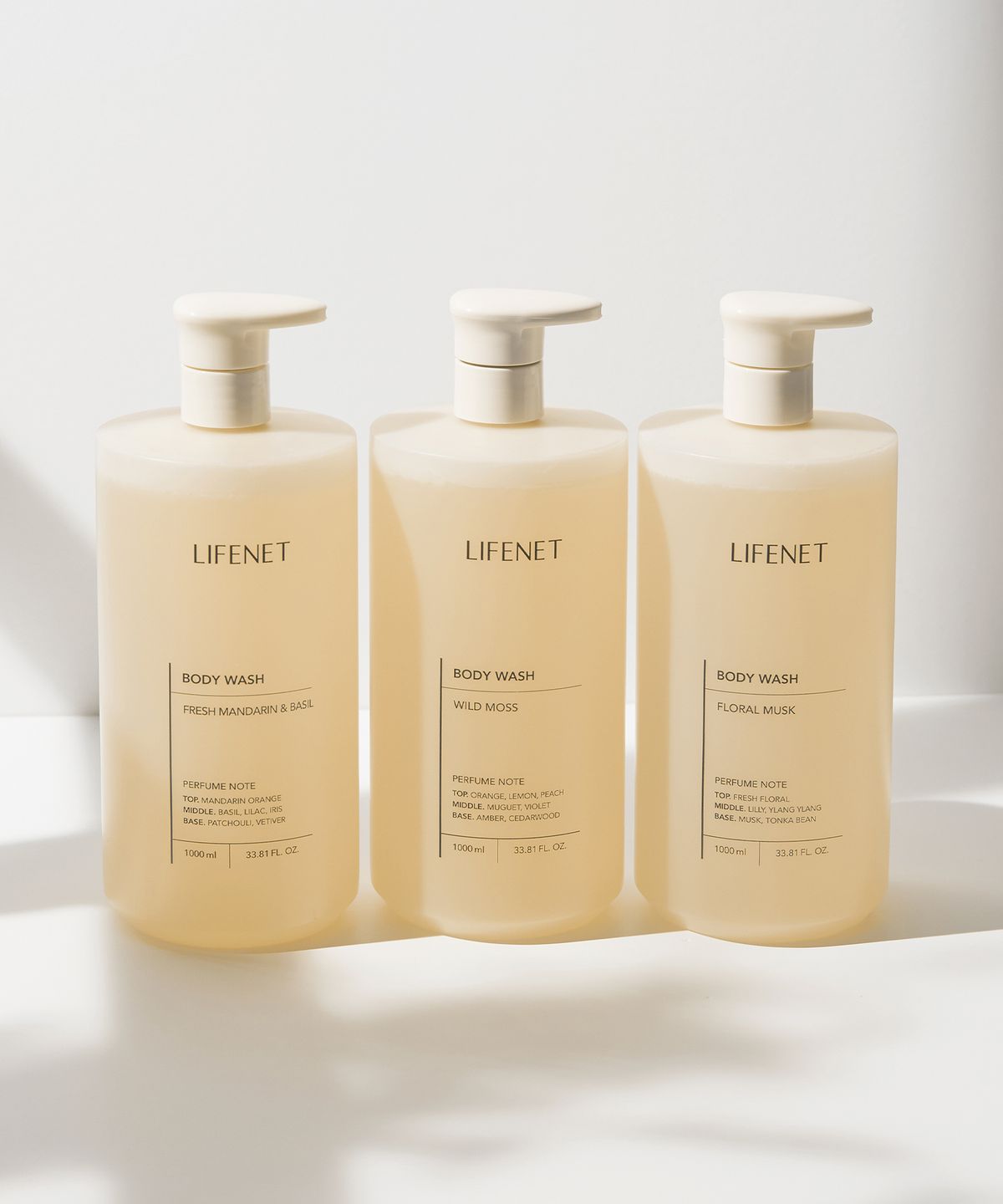 라이프넷(LIFENET) [SET] 퍼퓸 샤워 세트 (바디워시+샴푸)