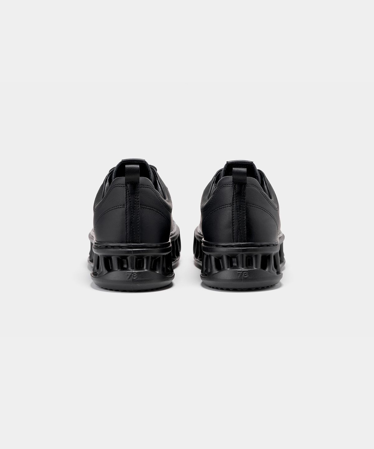 세븐에잇언더(78UNDER) L-1 LEATHER LOW TOP_BLACK