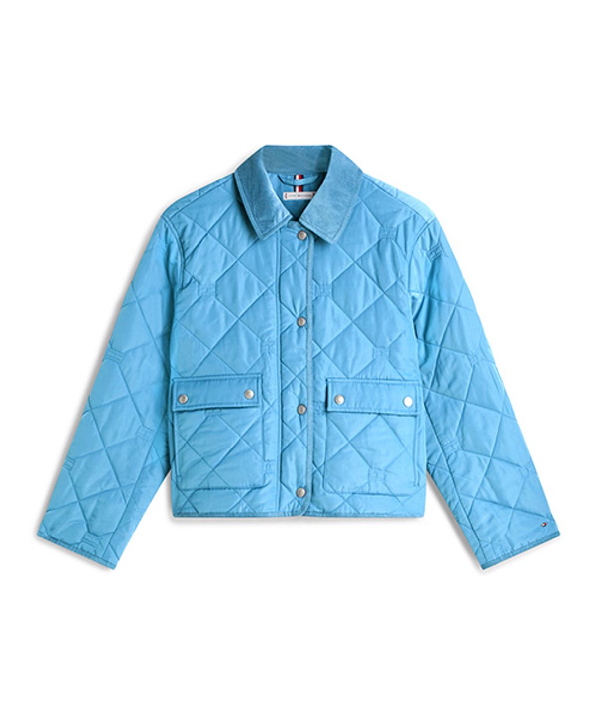 타미힐피거(TOMMY HILFIGER) 플래그 패턴 퀼팅 재킷 (T22G0PJC001WT1DA2)