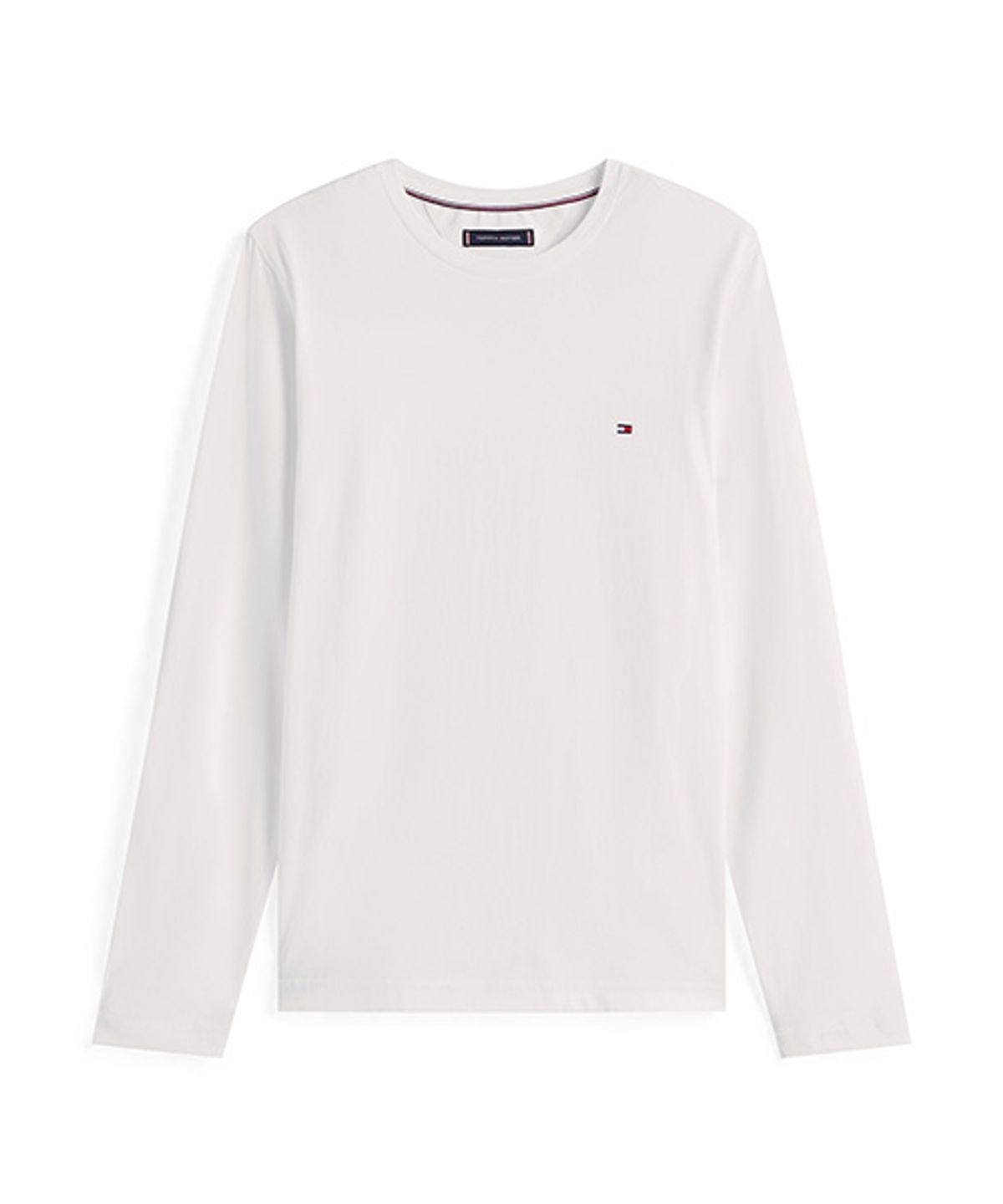 타미힐피거(TOMMY HILFIGER) 스트레치 슬림핏 롱 슬리브 티셔츠 (T12G0TPO01CMT1YBR)