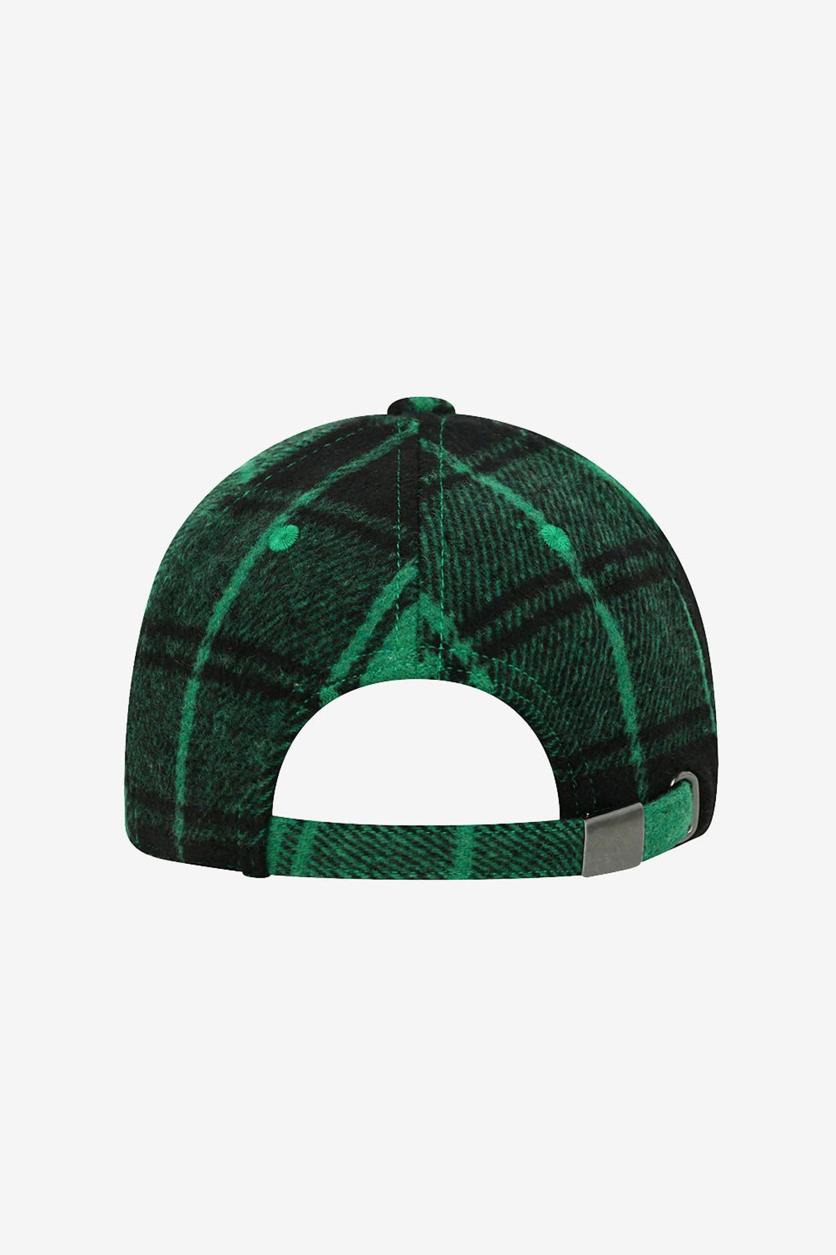 르몽생미셸(LE MONT ST MICHEL) check pattern cap_Green