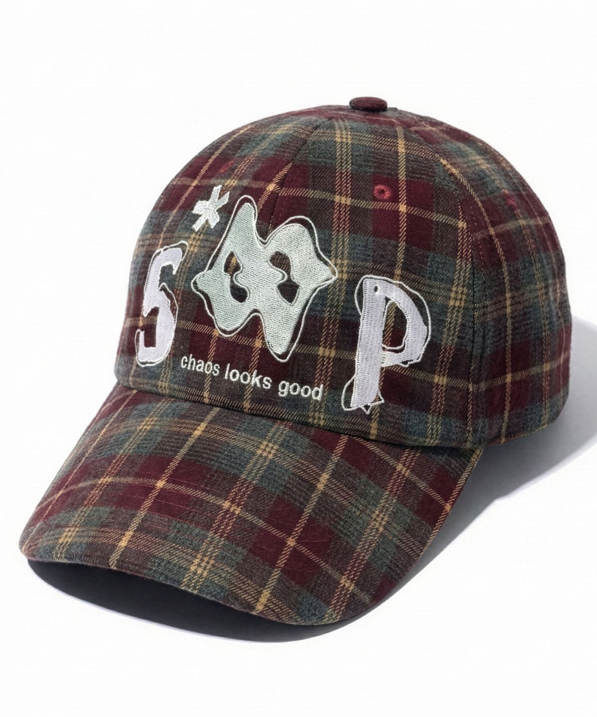 아이돈워너셀(IDWS) Roadmap Maxi Cap Burgundy/Check
