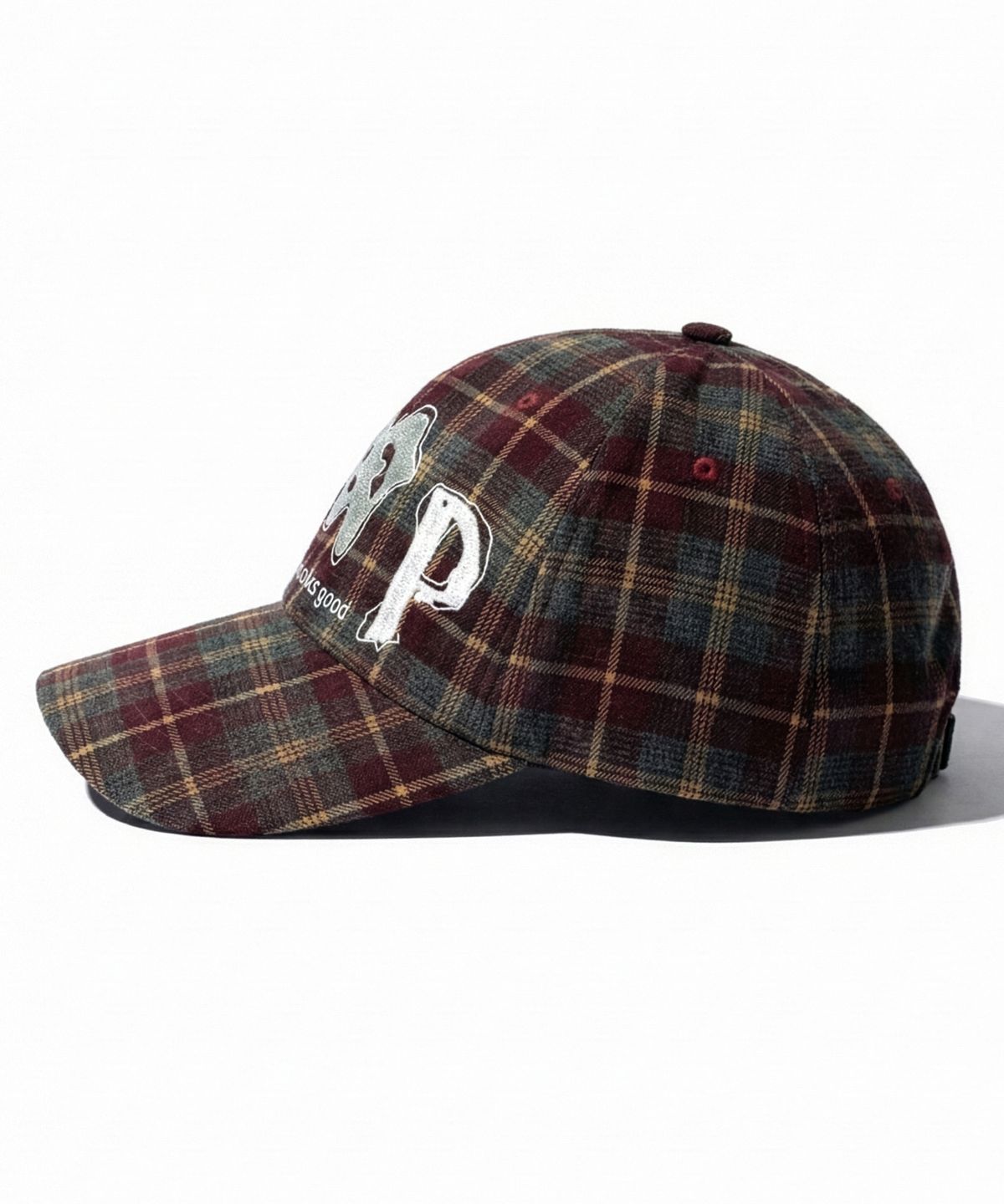 아이돈워너셀(IDWS) Roadmap Maxi Cap Burgundy/Check