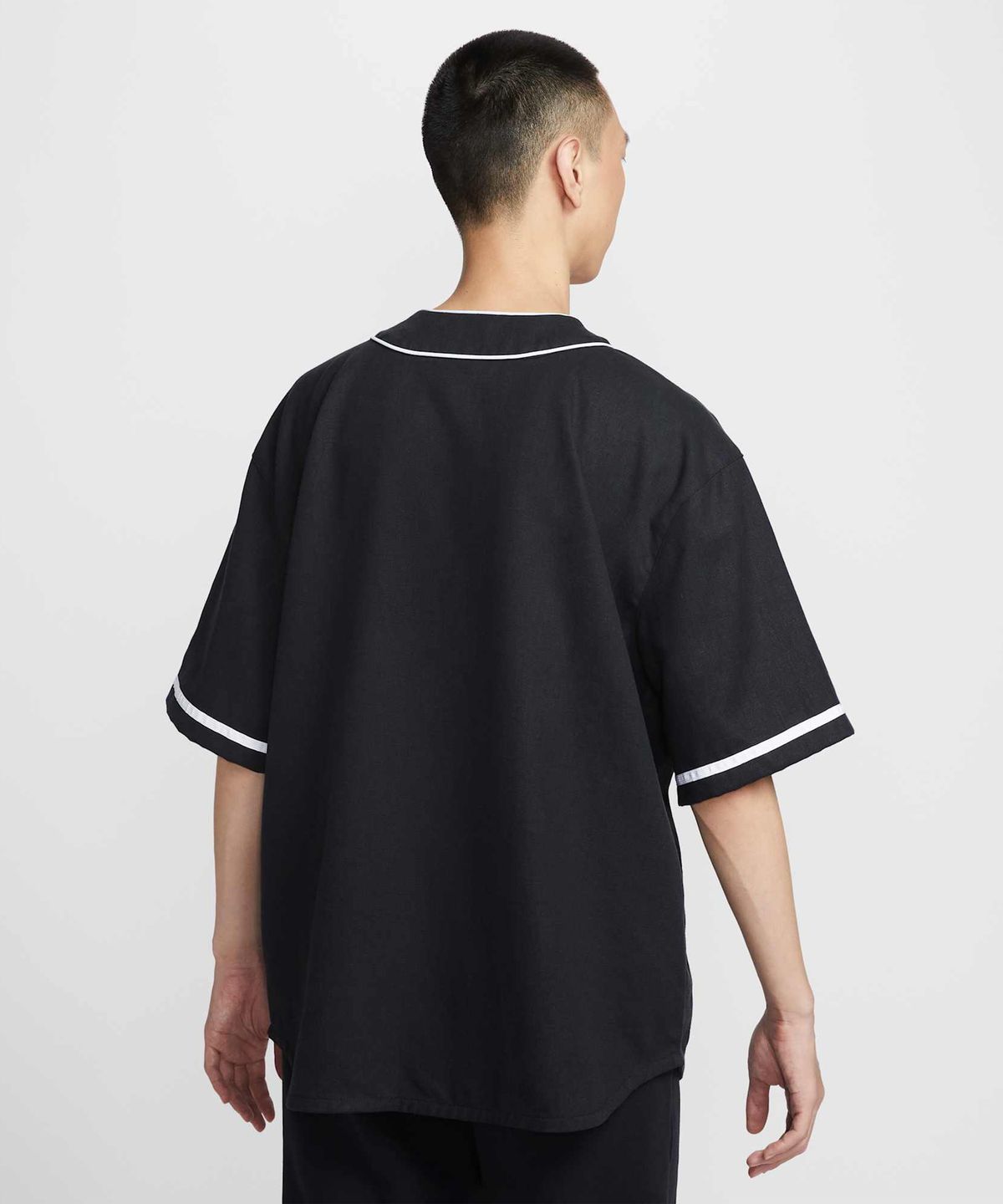 나이키(NIKE) 라이프 반소매 빈티지 스포츠 탑 M - 블랙:화이트 / IF2230-010