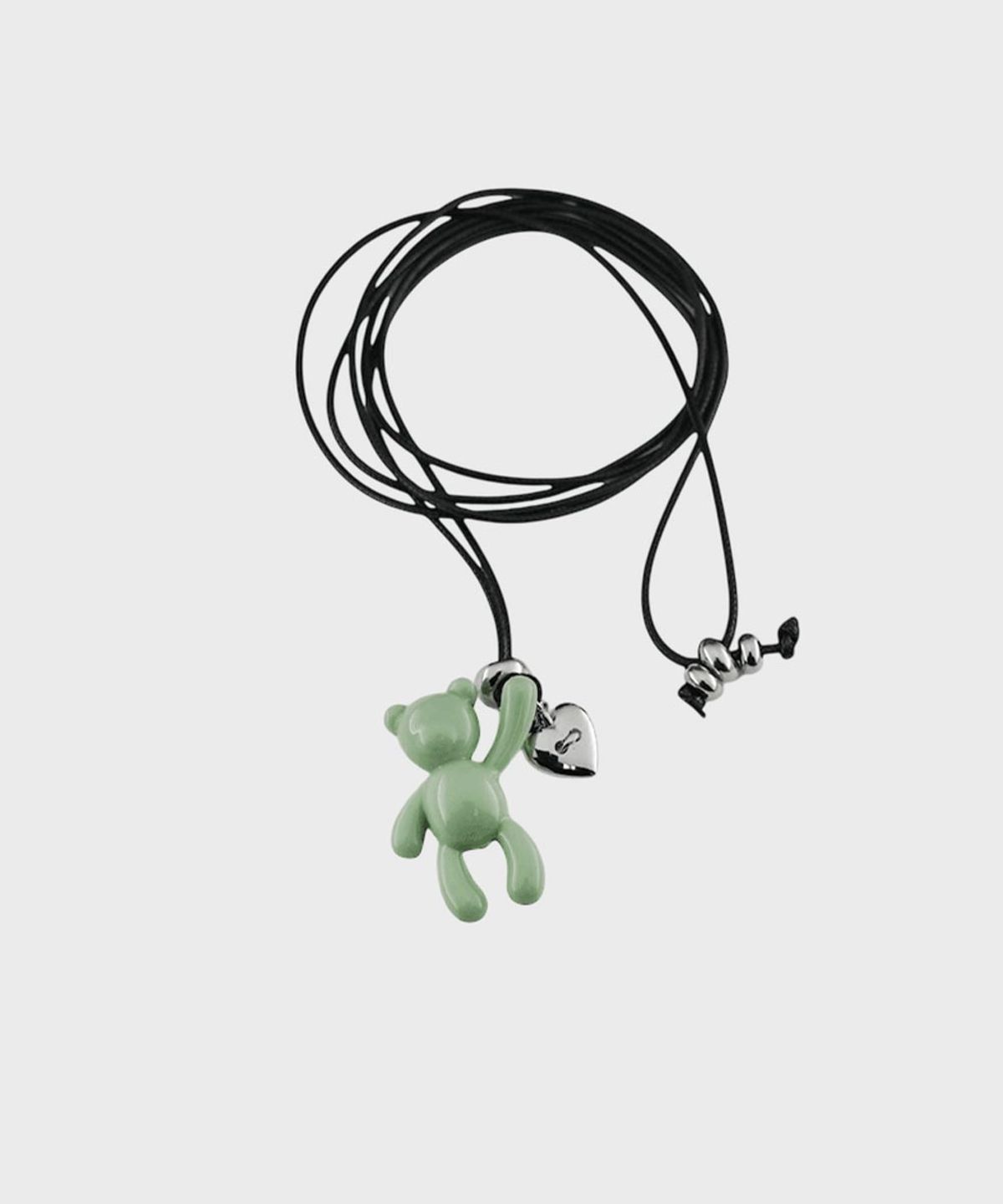 잇더즌매터(IT DOESN'T MATTER) [Formica] Bear hug necklace (Mint)