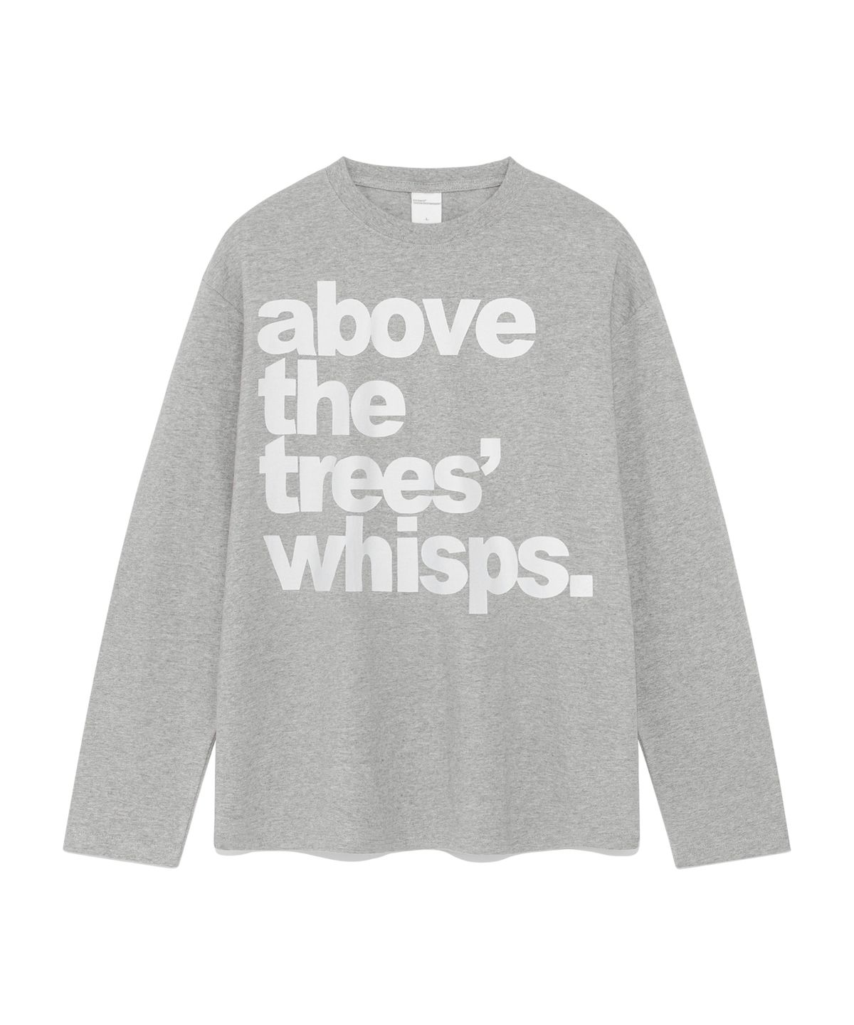 더콜디스트모먼트(THE COLDEST MOMENT) TCM above long sleeve (melange grey)