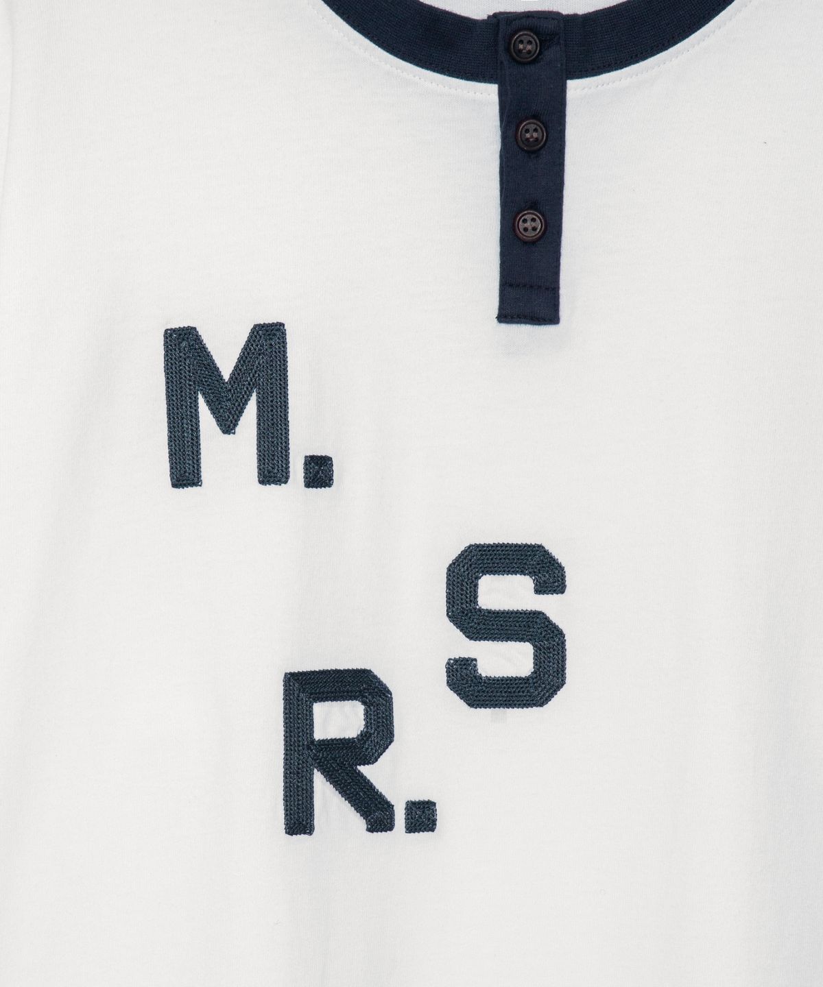 더콜디스트모먼트(THE COLDEST MOMENT) TCM msr henley neck long sleeve (white)