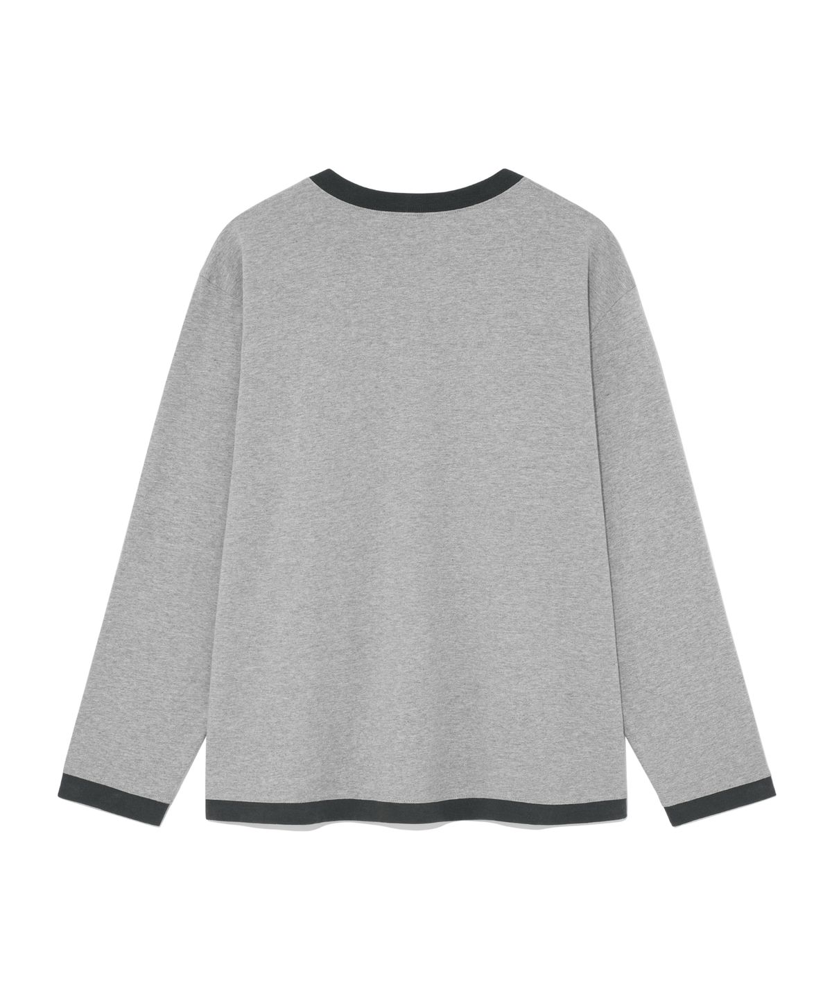 더콜디스트모먼트(THE COLDEST MOMENT) TCM msr henley neck long sleeve (grey)