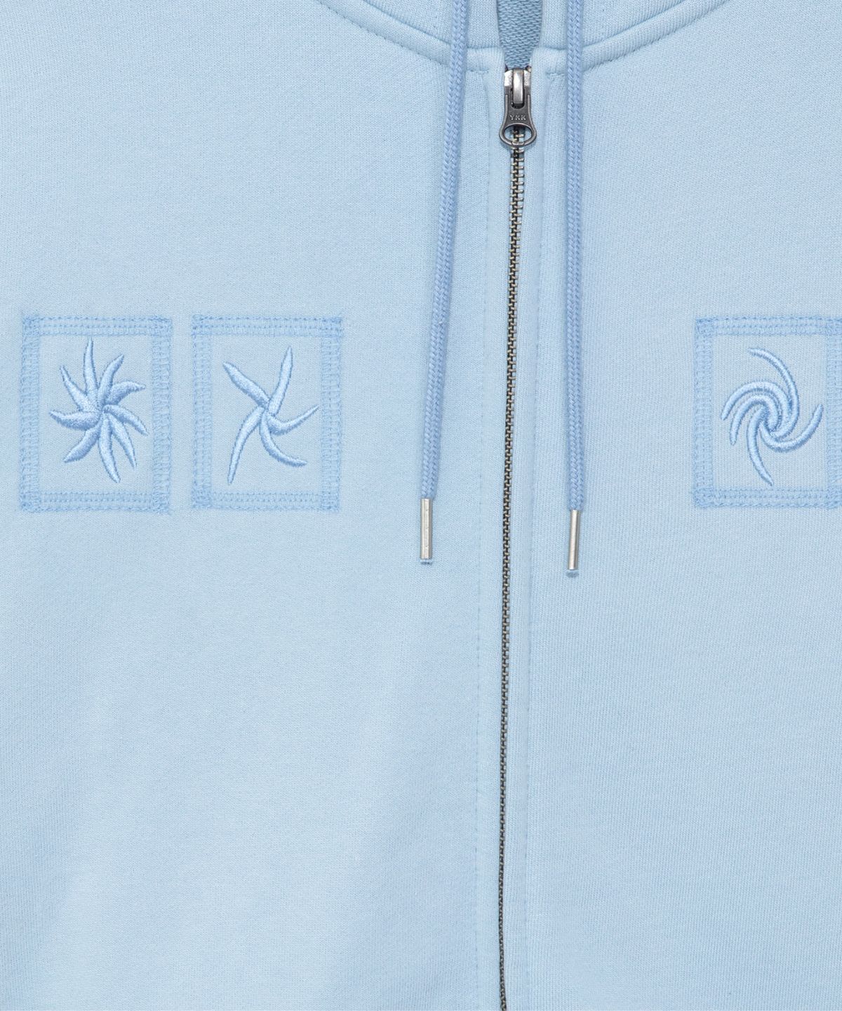 더콜디스트모먼트(THE COLDEST MOMENT) TCM tornado hooded zip-up (sky blue)