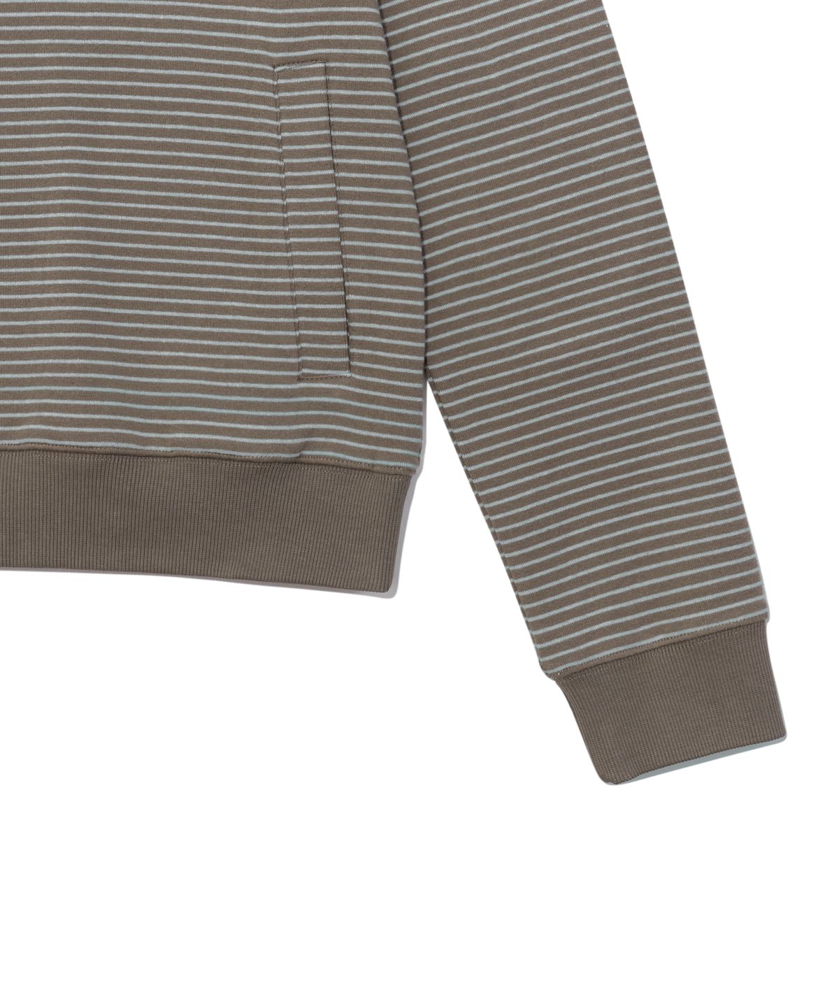 더콜디스트모먼트(THE COLDEST MOMENT) TCM contrast stripe hoodie (brown)