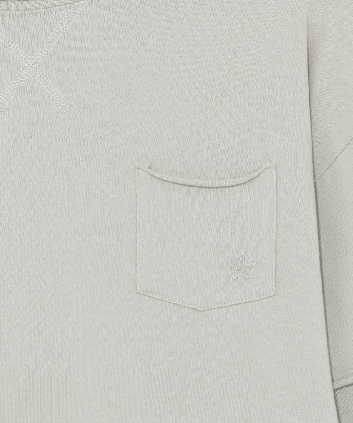 더콜디스트모먼트(THE COLDEST MOMENT) TCM raw cut layered long sleeve (light grey)