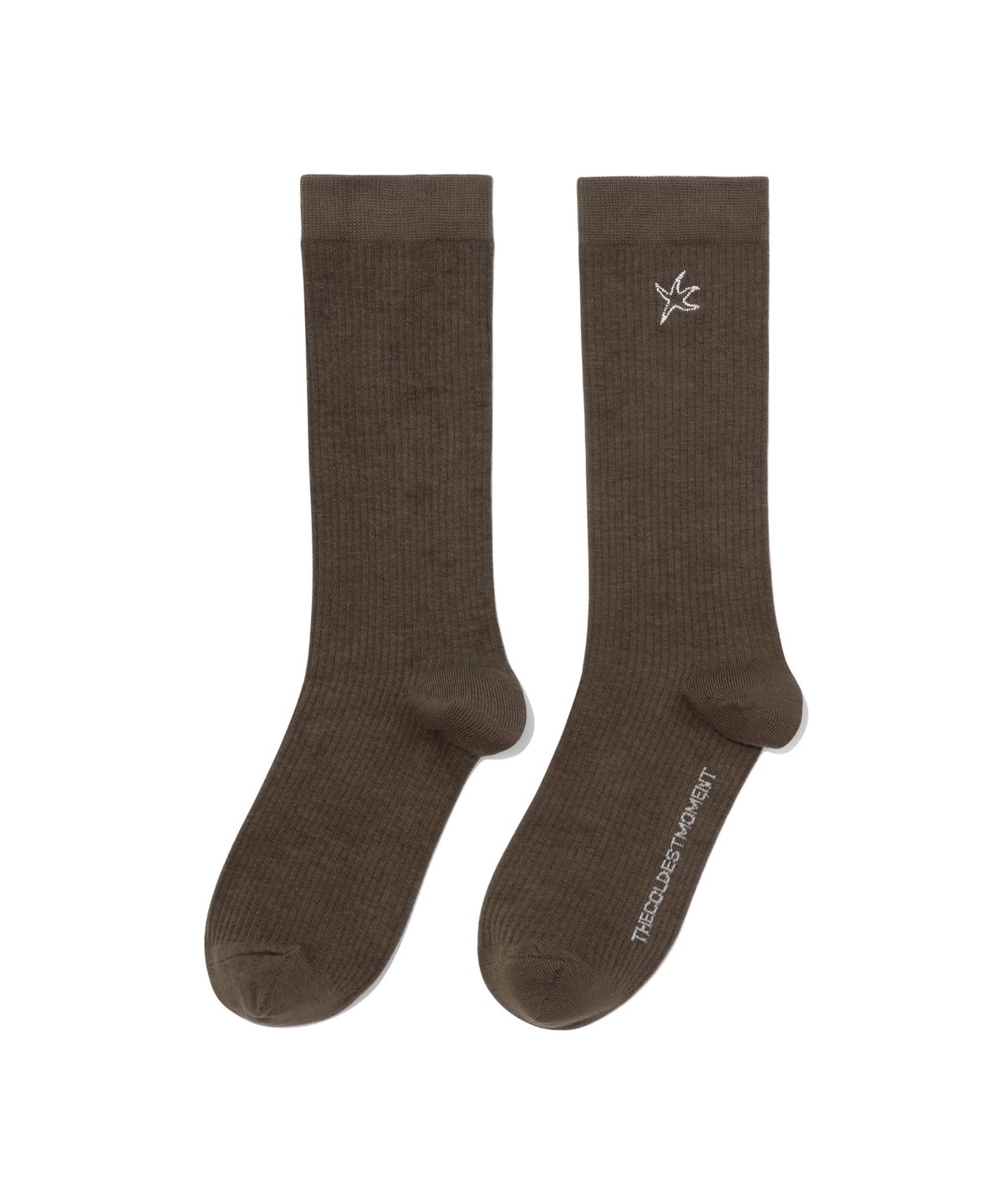더콜디스트모먼트(THE COLDEST MOMENT) TCM mini logo stitch socks (7 colors)