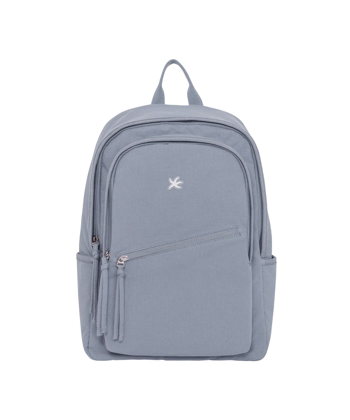 더콜디스트모먼트(THE COLDEST MOMENT) TCM strap layered ripstop backpack (dusty blue)