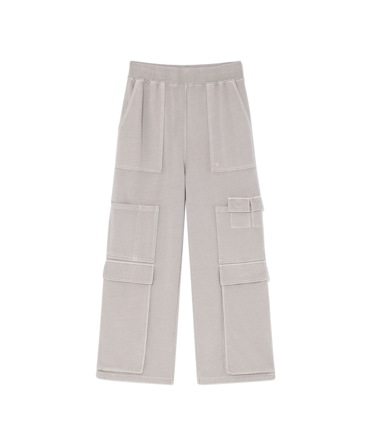 더콜디스트모먼트(THE COLDEST MOMENT) TCM pigment multi cargo sweat pants (light grey)