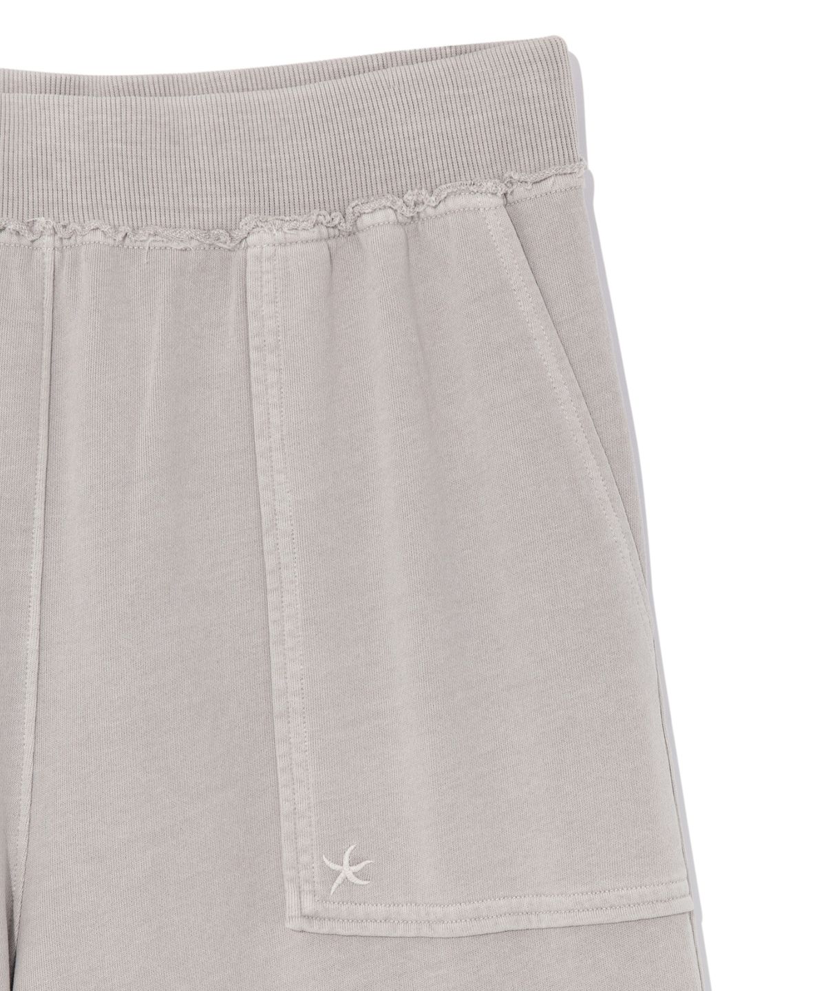 더콜디스트모먼트(THE COLDEST MOMENT) TCM pigment multi cargo sweat pants (light grey)