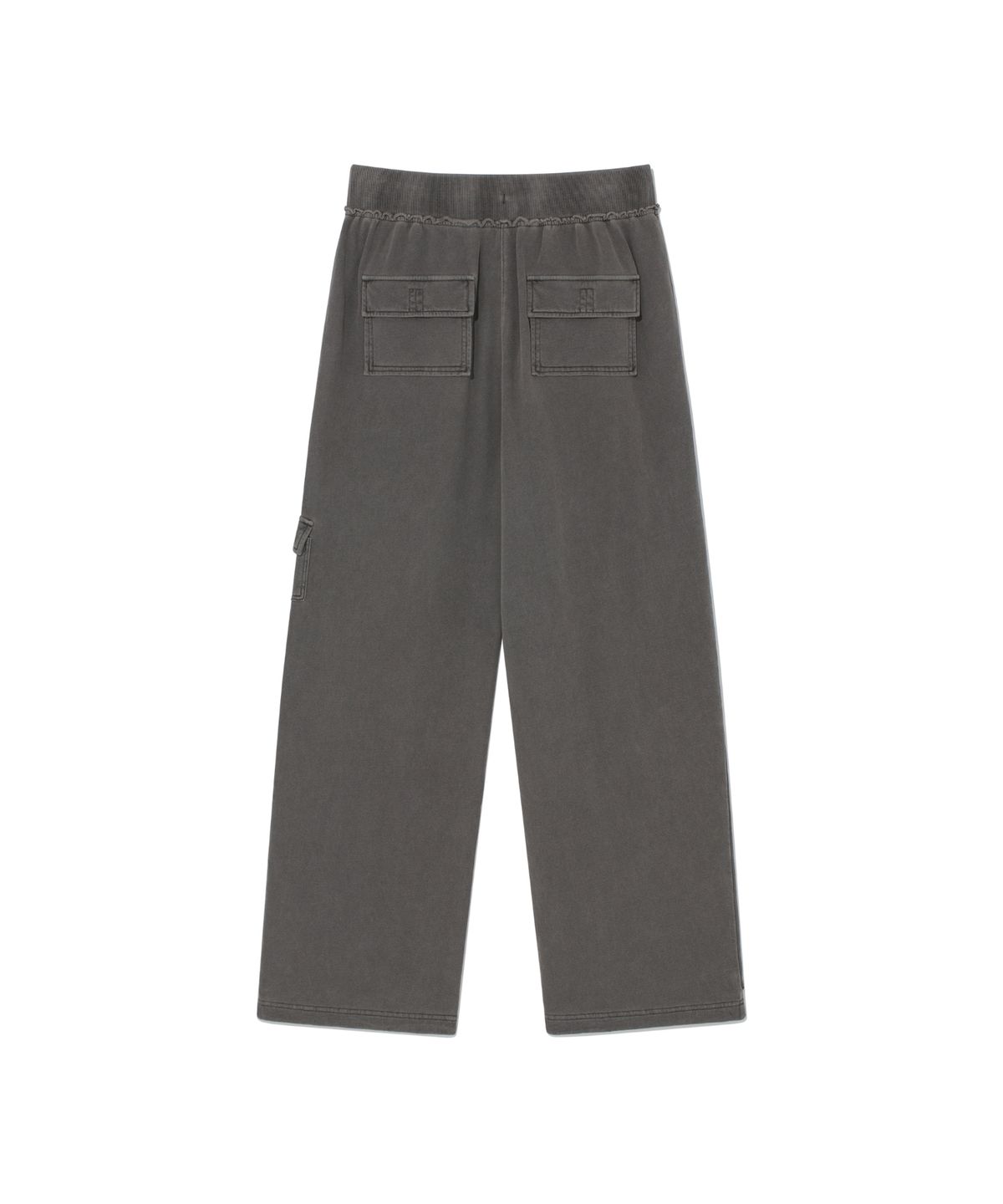 더콜디스트모먼트(THE COLDEST MOMENT) TCM pigment multi cargo sweat pants (charcoal)