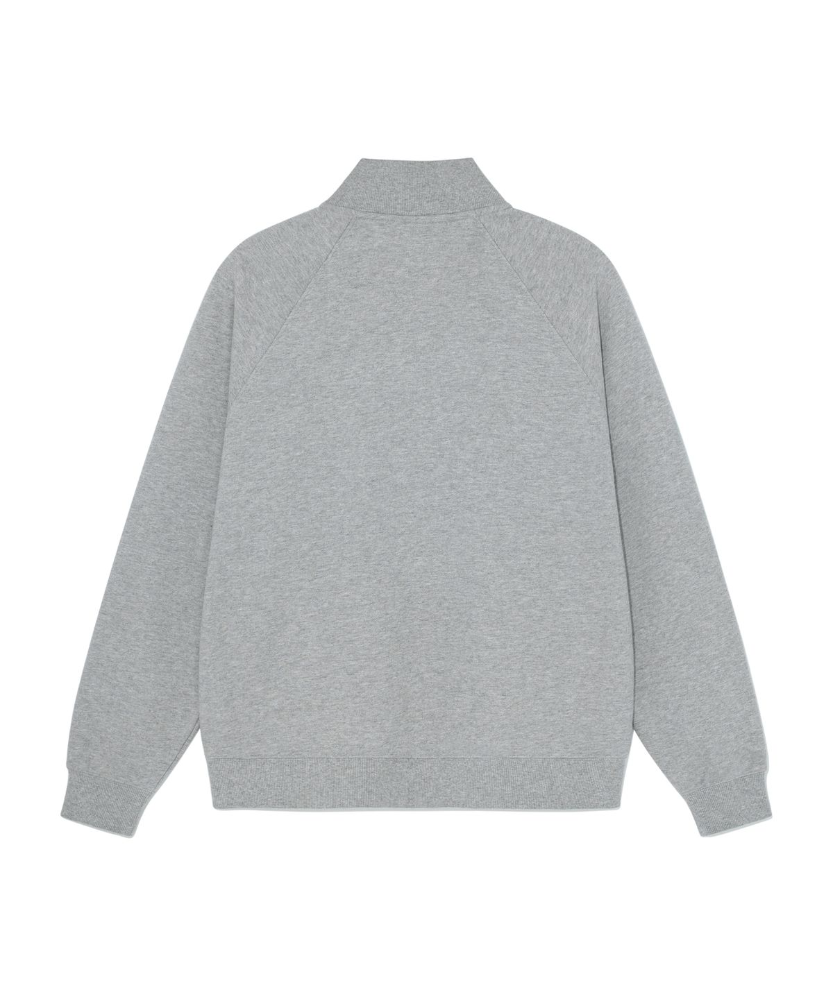 더콜디스트모먼트(THE COLDEST MOMENT) TCM flag sweat jersey zip-up (melange grey)
