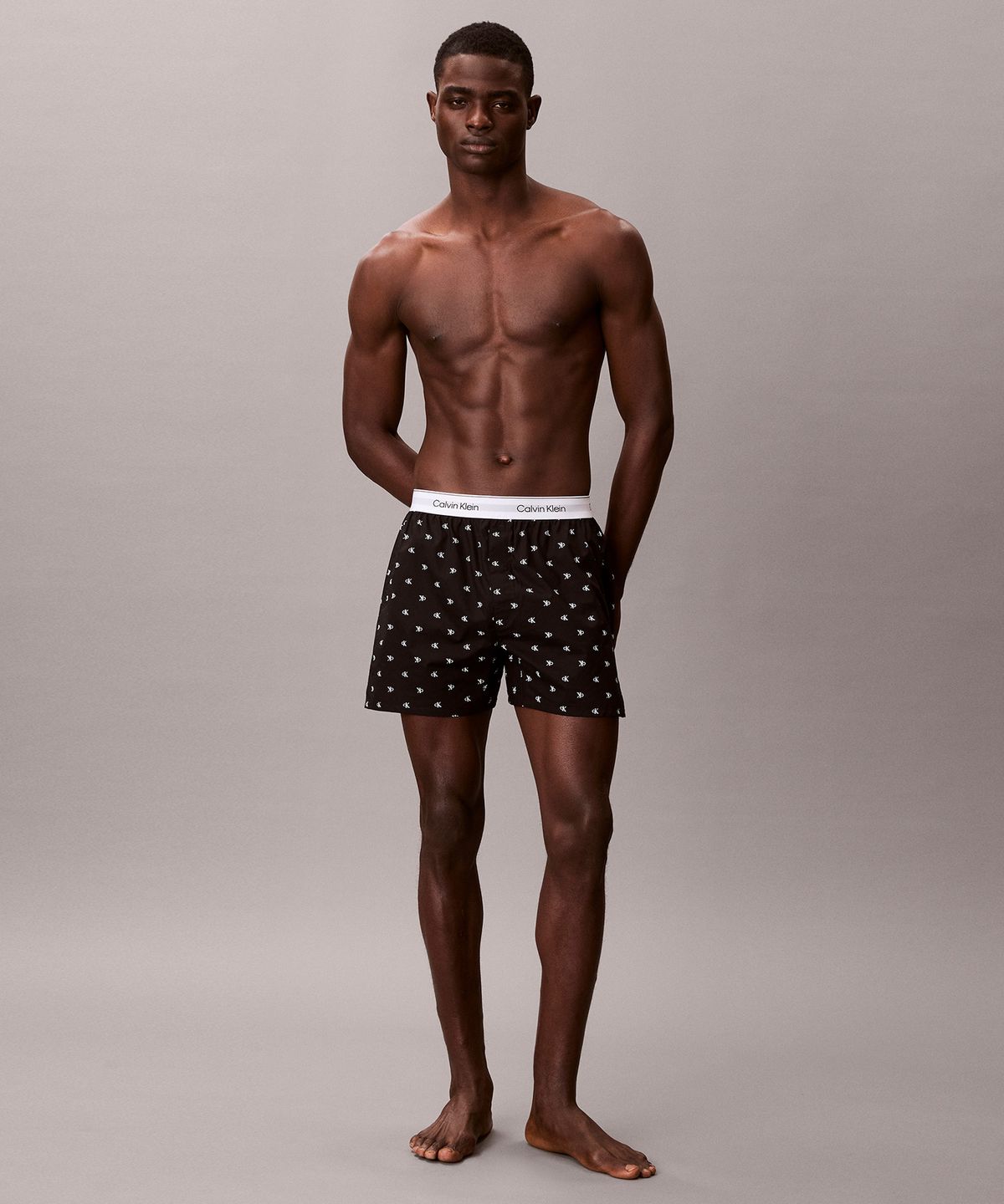 캘빈클라인 언더웨어(CALVIN KLEIN UNDERWEAR) 남성 코튼 포플린 박서_NM2831PCS