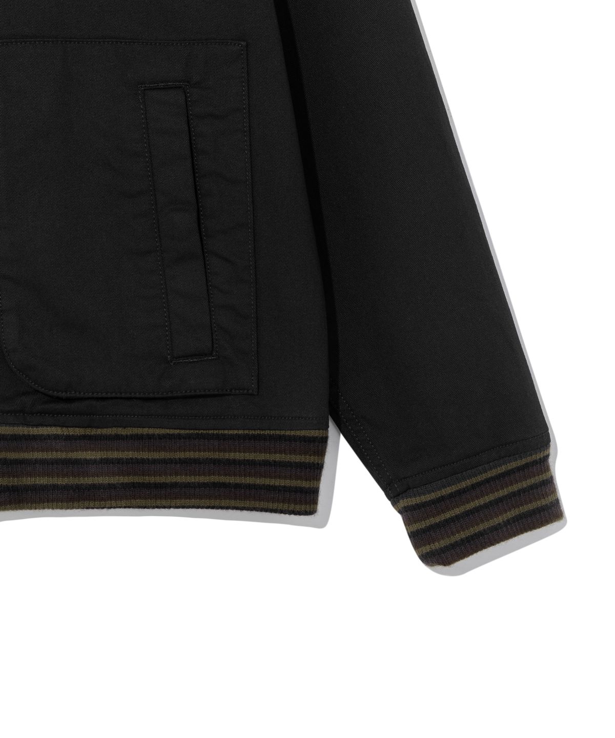 더콜디스트모먼트(THE COLDEST MOMENT) TCM mini logo pocket work jacket (black)