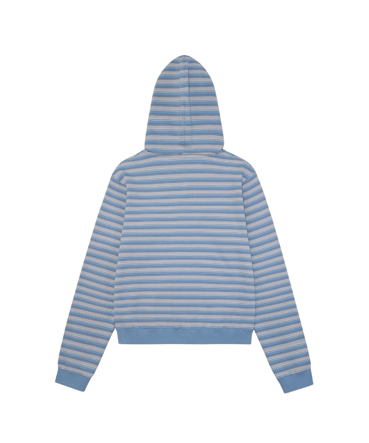 더콜디스트모먼트(THE COLDEST MOMENT) TCM stripe standard hooded zip-up (blue)