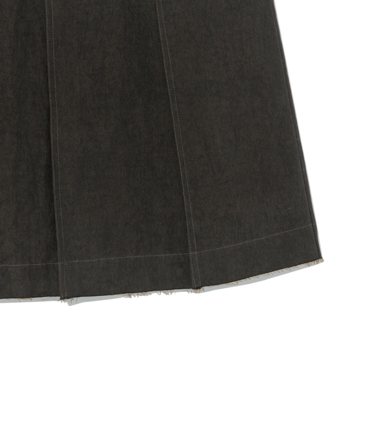 더콜디스트모먼트(THECOLDESTMOMENT) (w) TCM vintage denim pleated skirt (vintage brown)