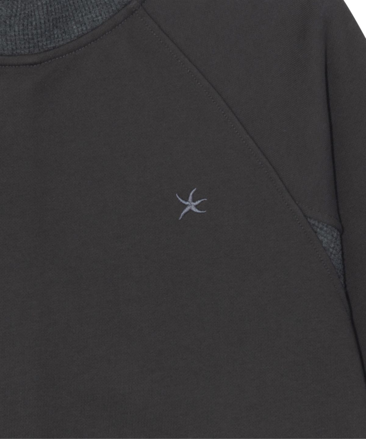 더콜디스트모먼트(THE COLDEST MOMENT) TCM curved button waffle jacket (charcoal)