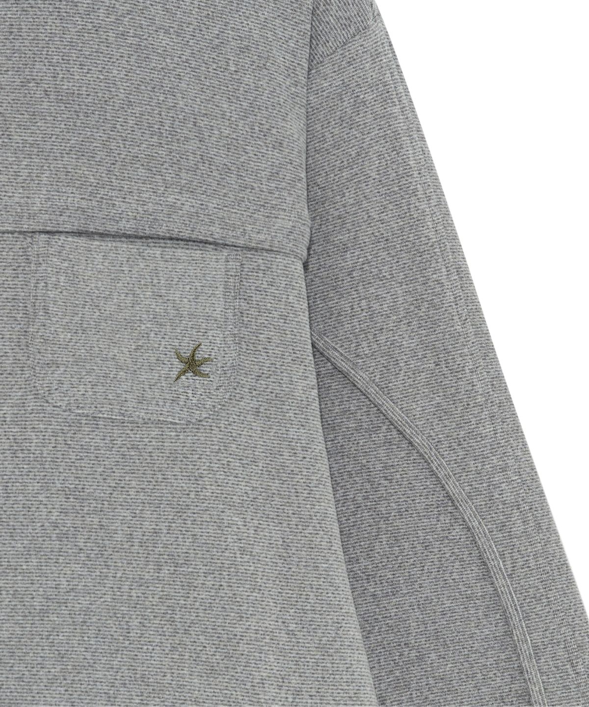 더콜디스트모먼트(THE COLDEST MOMENT) TCM cozy line jersey zip-up (grey)