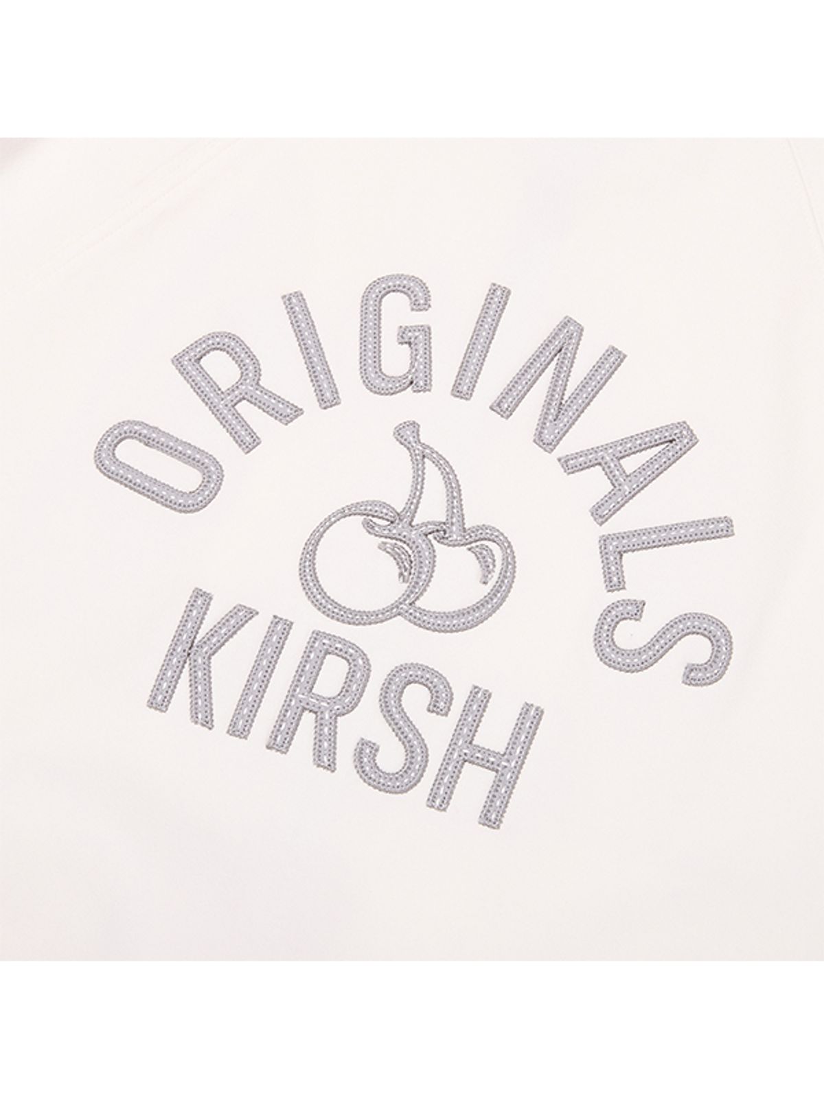 키르시(KIRSH) 라인 디테일 트랙 집업 [화이트]