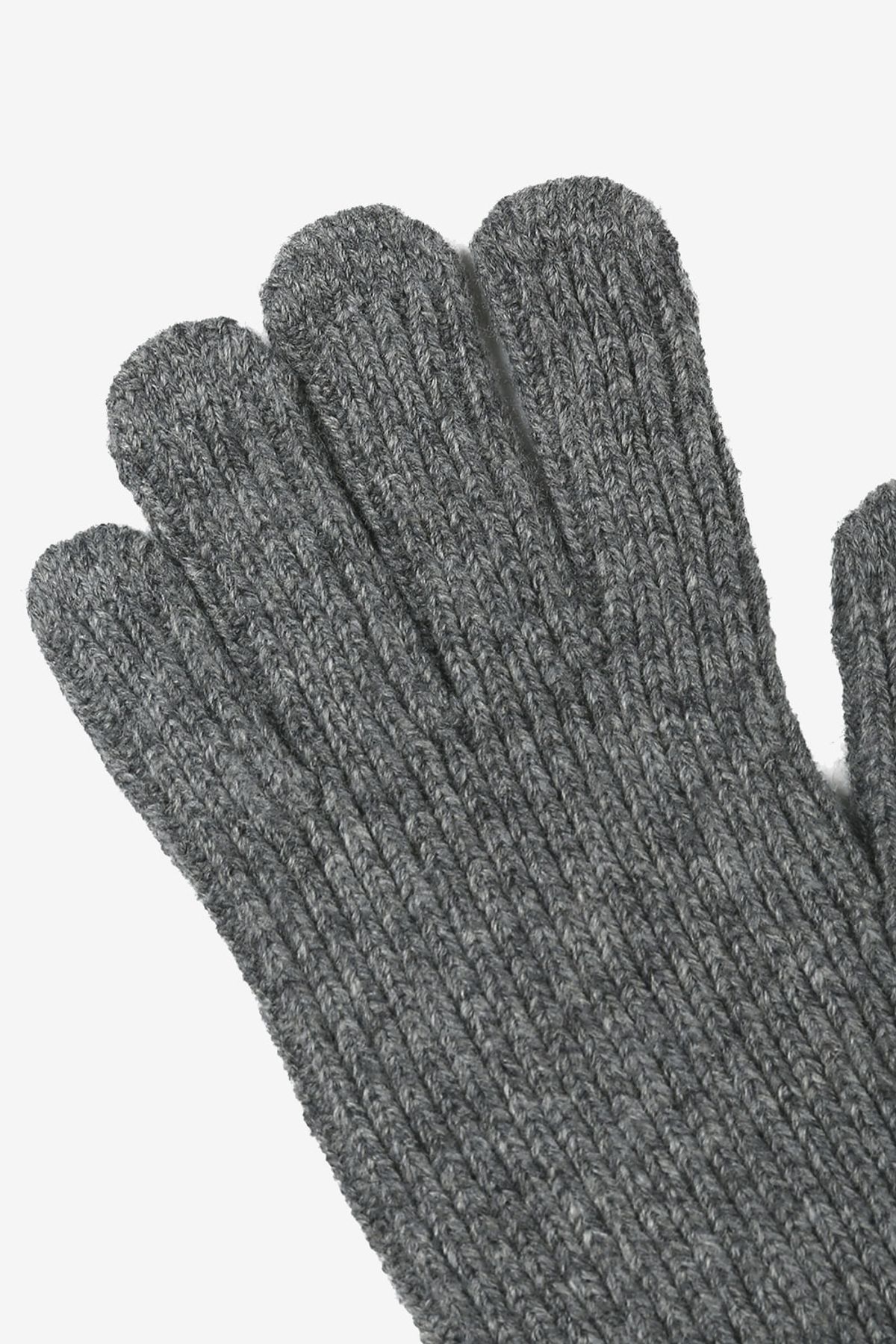 르몽생미셸(LE MONT ST MICHEL) LMSM wool knit gloves_grey