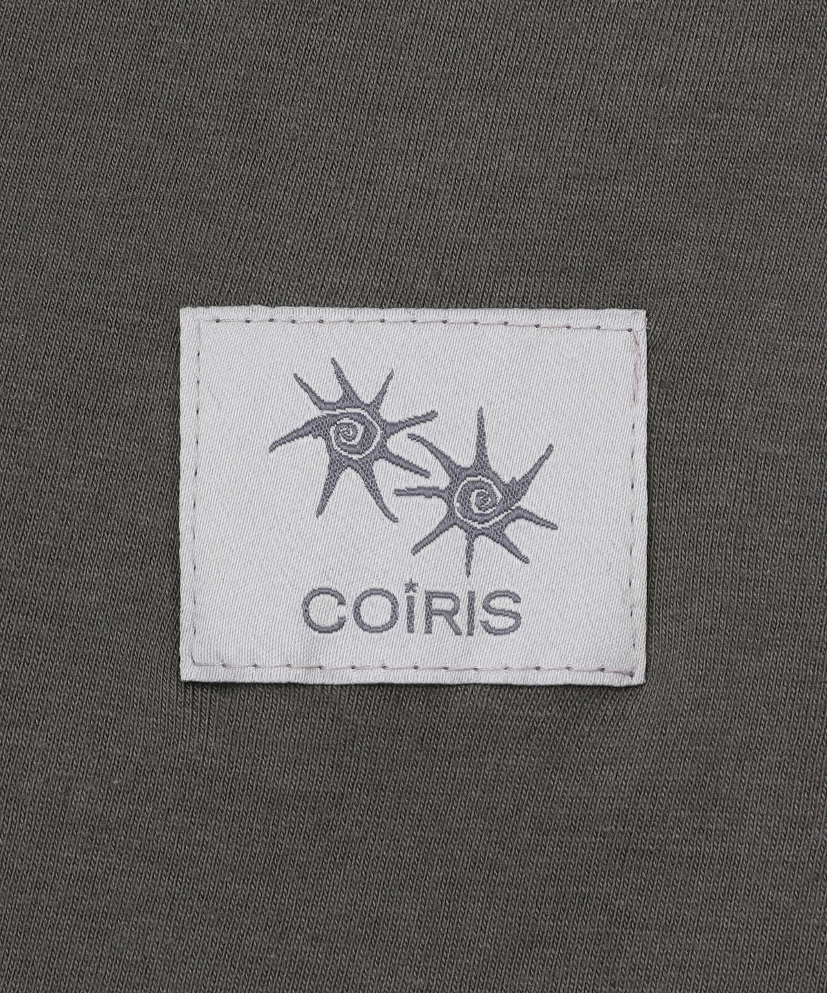 코이리스(COIRIS) 솔루나 원 숄더 배색 긴팔 티 (2컬러)