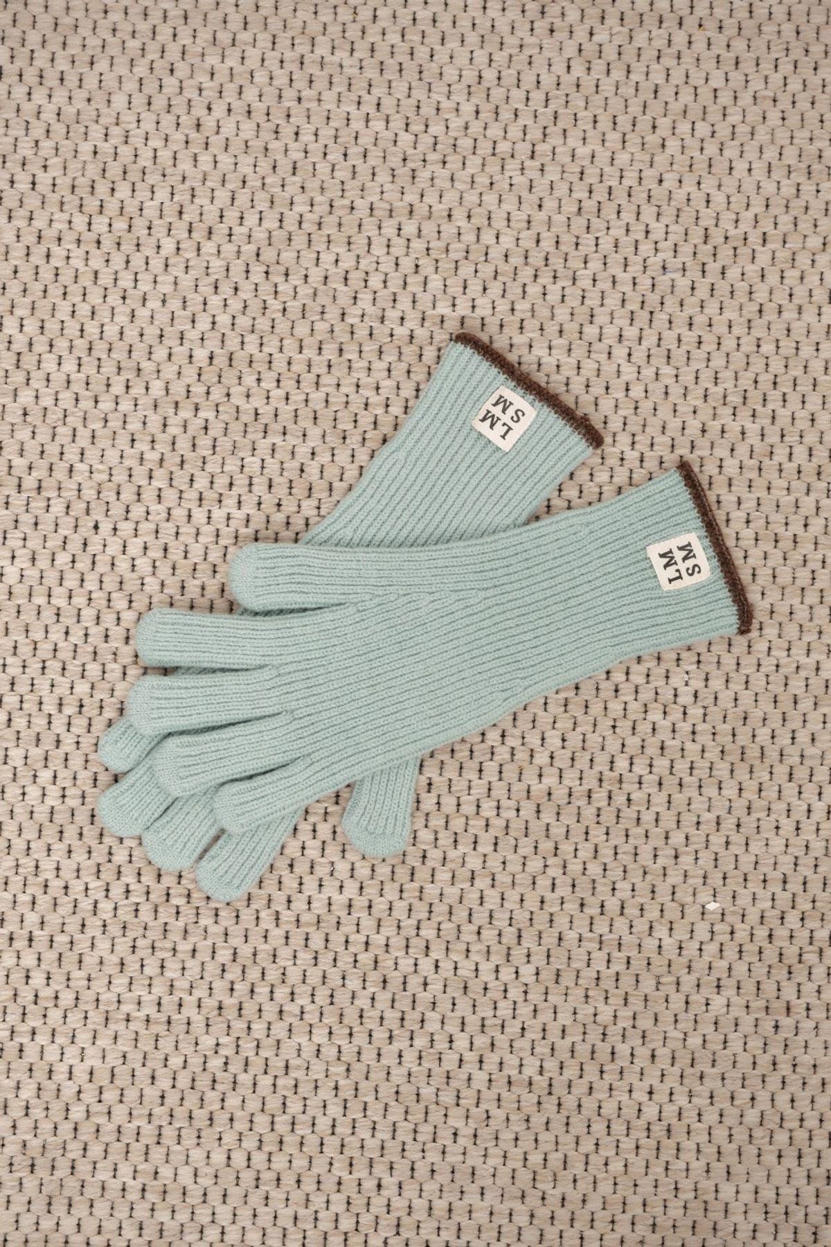 르몽생미셸(LE MONT ST MICHEL) LMSM wool knit gloves_Mint
