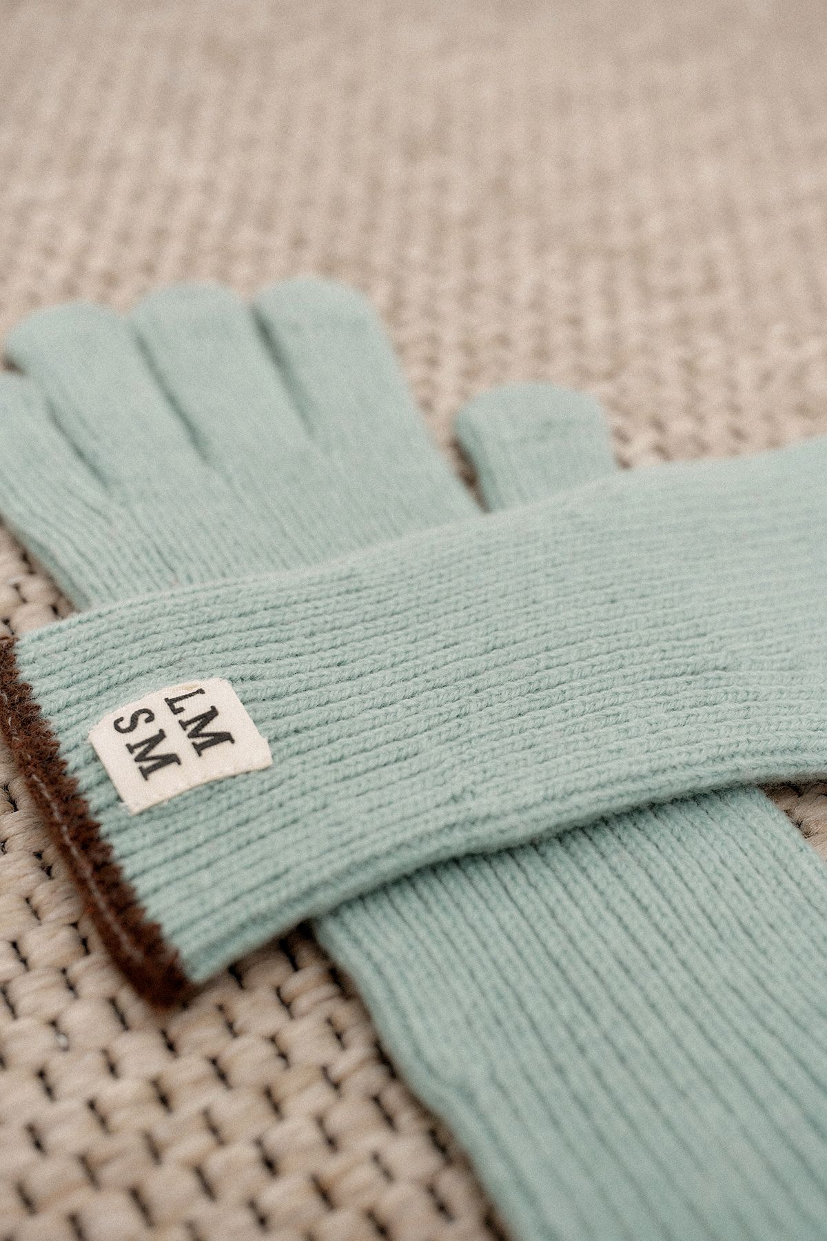 르몽생미셸(LE MONT ST MICHEL) LMSM wool knit gloves_Mint