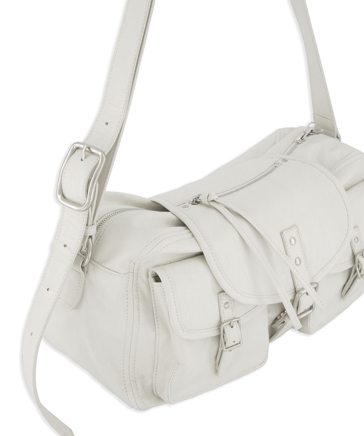 데뷔옹(DEBBYOUNG) BIKER BAG [IVORY]