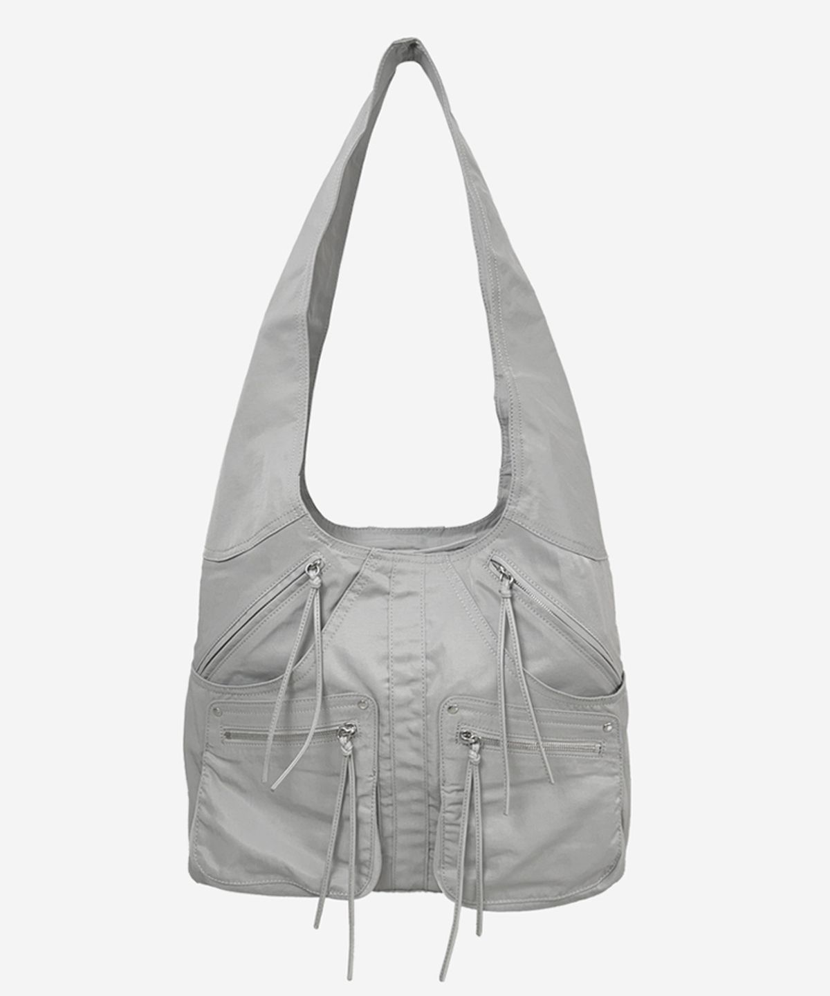 데뷔옹(DEBBYOUNG) CARGO SHOULDER BAG [LIGHT GREY]