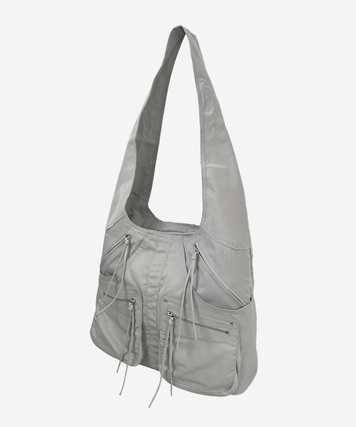 데뷔옹(DEBBYOUNG) CARGO SHOULDER BAG [LIGHT GREY]
