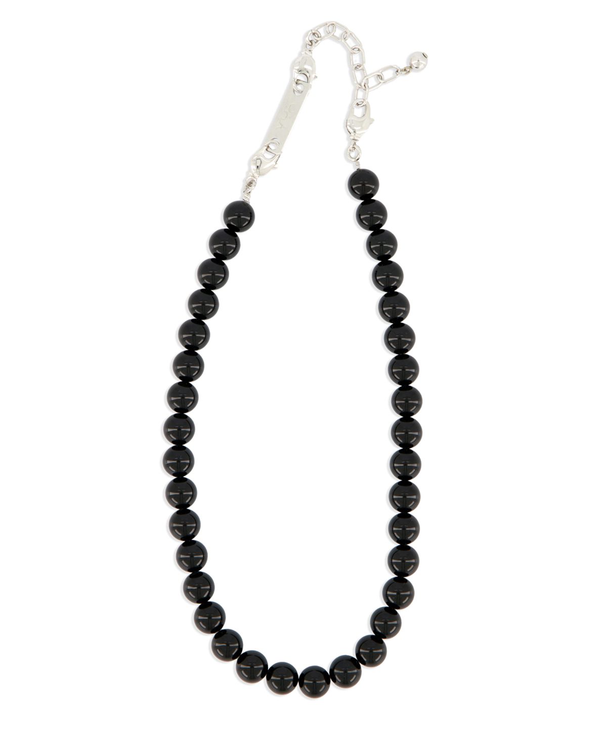 데뷔옹(DEBBYOUNG) BALL BEADS NECKLACE [BLACK ONYX]