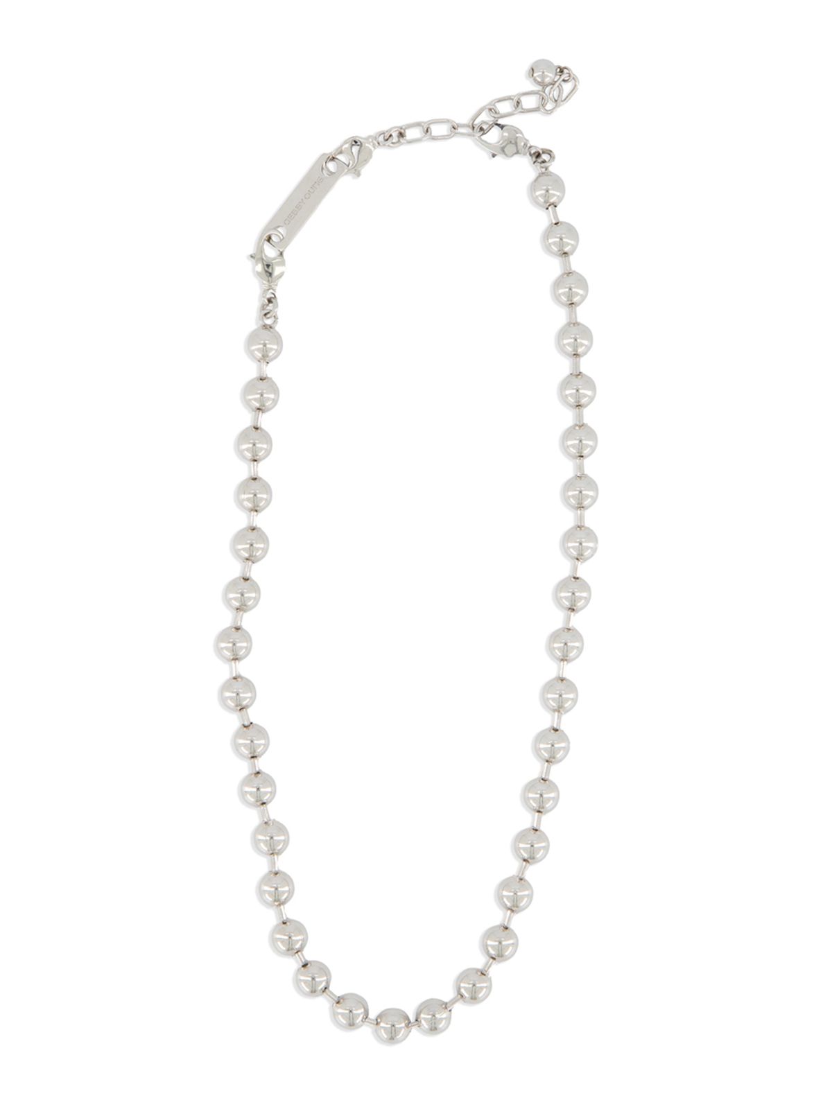 데뷔옹(DEBBYOUNG) BALL BEADS CHAIN NECKLACE [SILVER]