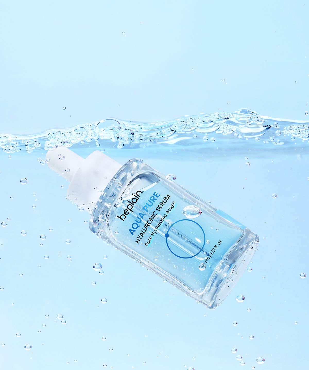 비플레인(BEPLAIN) [2개] 아쿠아 퓨어 히알루로닉 세럼 30ml (증정: 멀티 히알루론산 마스크 1매)