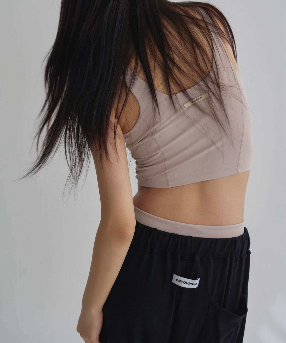 온유어오운(ONYOUROWN) EMPTY POCKET TROUSERS (BLACK)