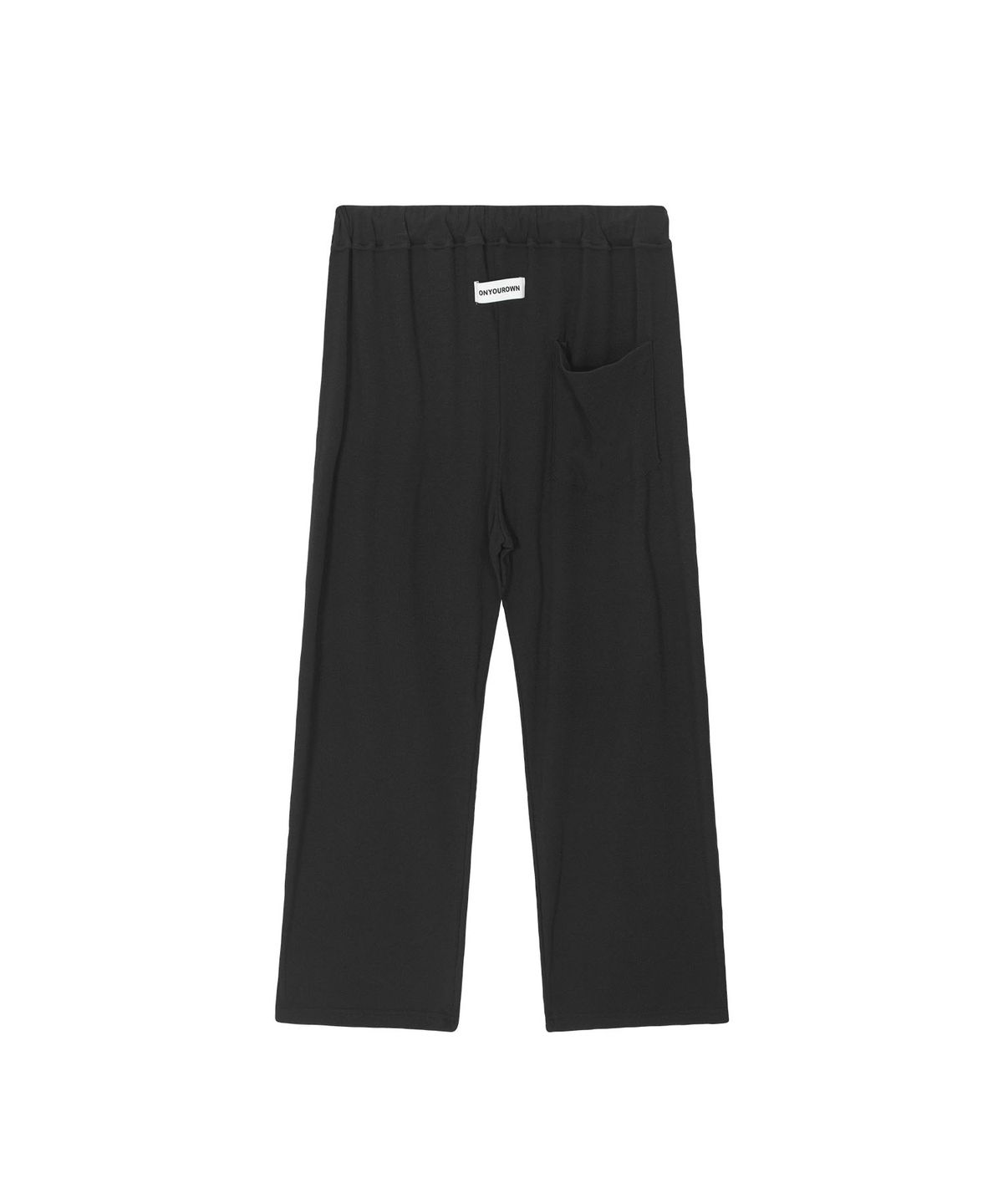 온유어오운(ONYOUROWN) EMPTY POCKET TROUSERS (BLACK)