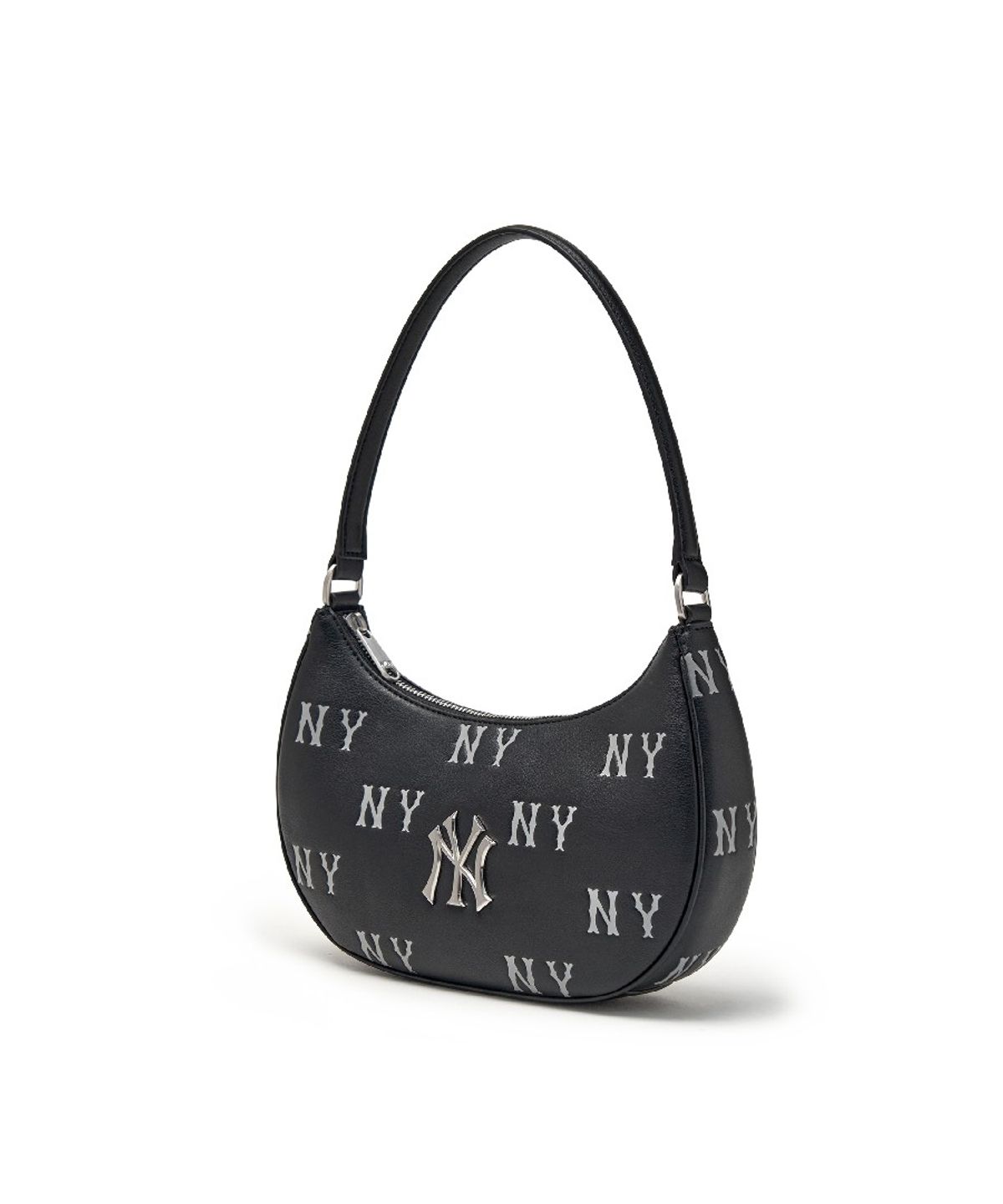 엠엘비(MLB) 클래식 모노그램 엠보 호보백 NY (Black)