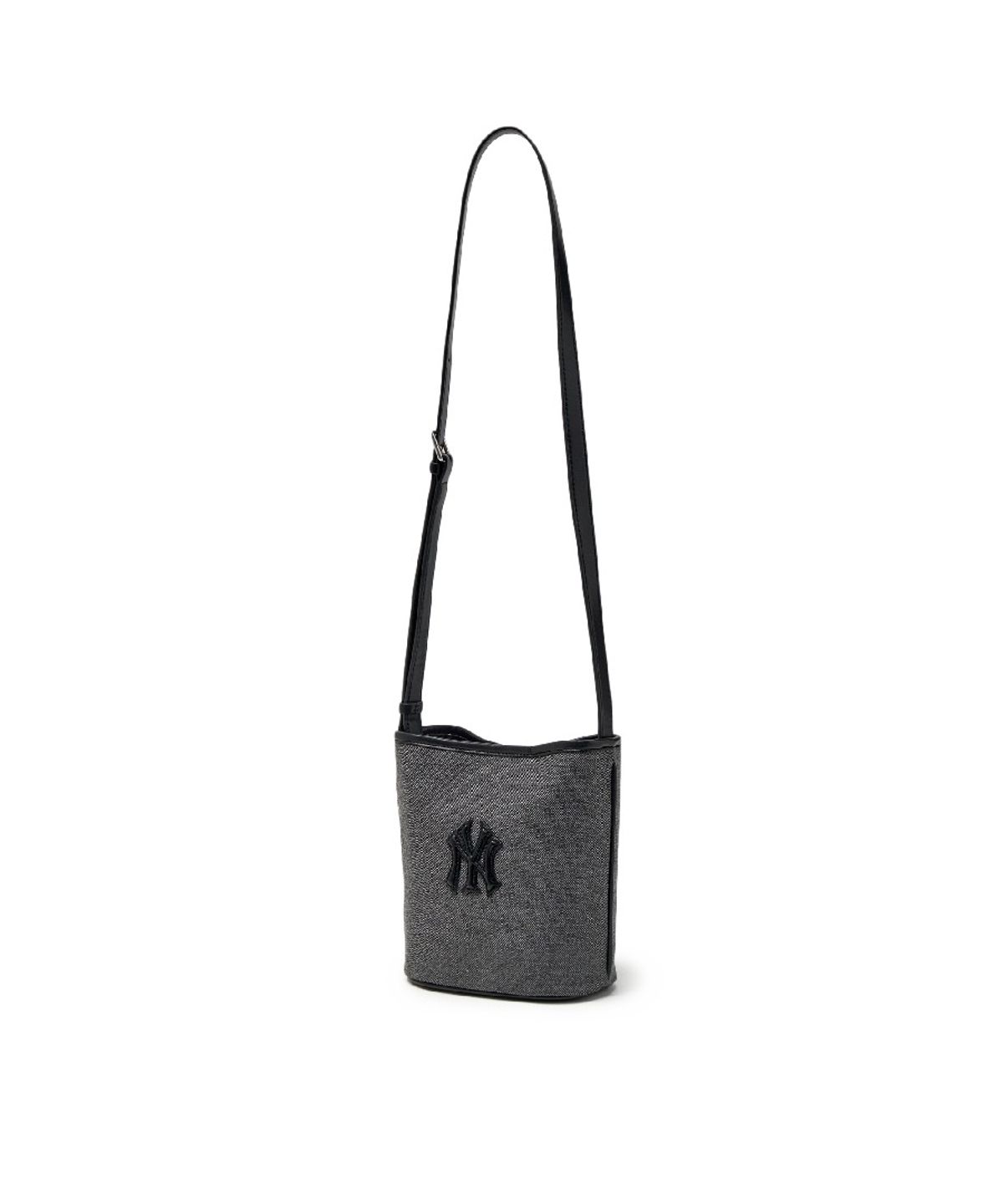엠엘비(MLB) 베이직 캔버스 미니 버킷백 NY (Black)