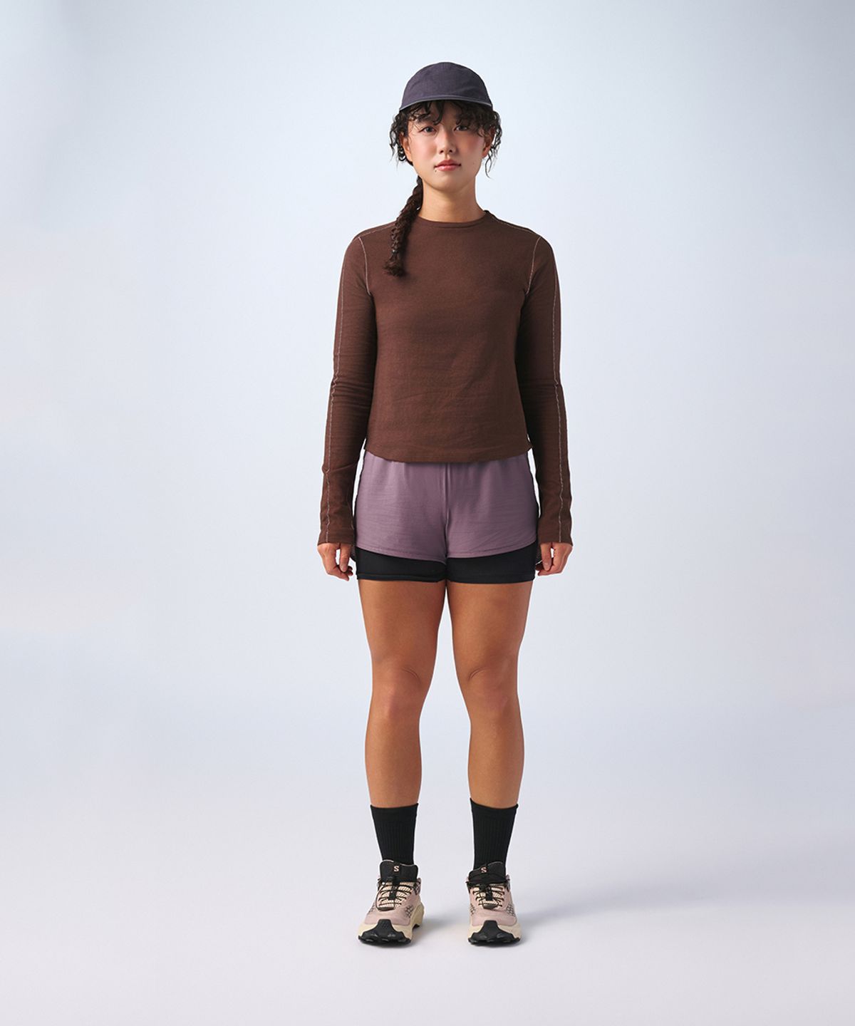무신사 스탠다드 스포츠(MUSINSA STANDARD SPORTS) 코튼드라이 스티치 롱슬리브 우먼 (3color)