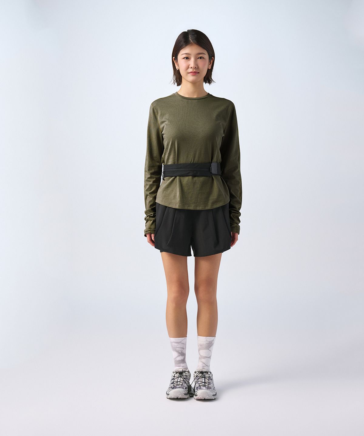 무신사 스탠다드 스포츠(MUSINSA STANDARD SPORTS) 코튼드라이 스티치 롱슬리브 우먼 (3color)