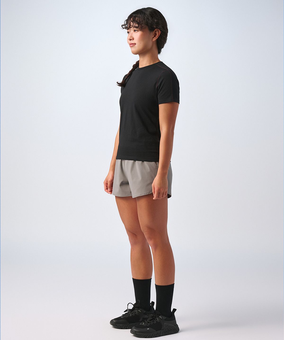 무신사 스탠다드 스포츠(MUSINSA STANDARD SPORTS) 코튼드라이 스티치 숏슬리브 우먼 (3color)