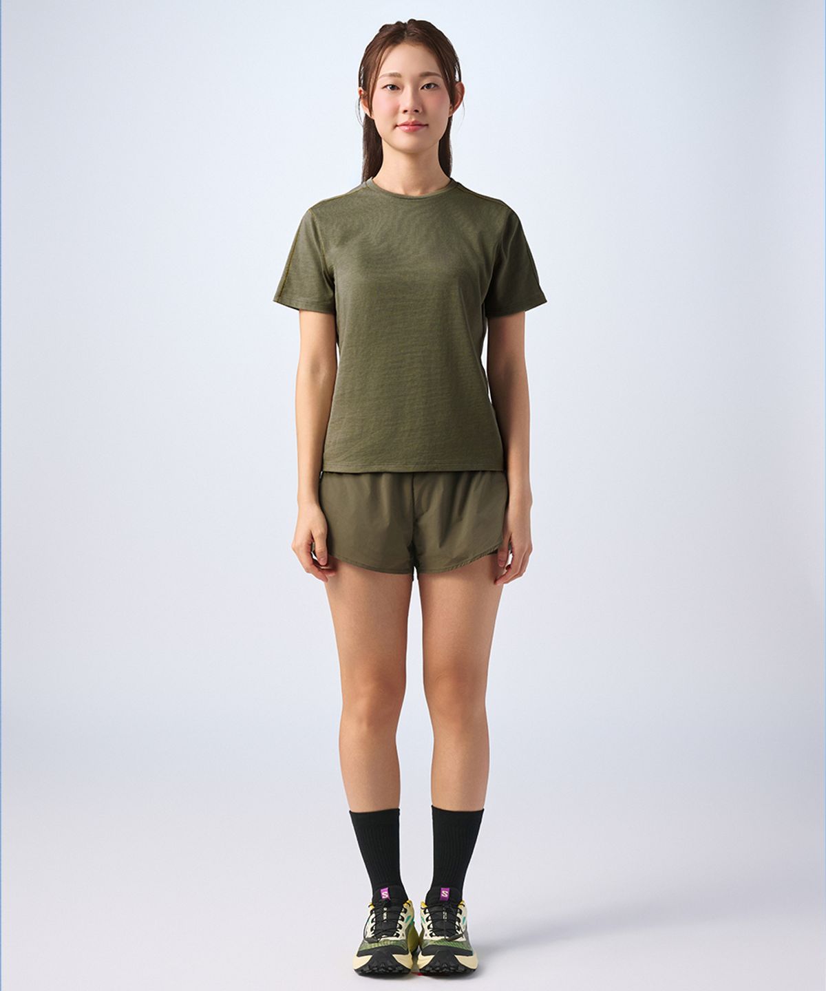 무신사 스탠다드 스포츠(MUSINSA STANDARD SPORTS) 코튼드라이 스티치 숏슬리브 우먼 (3color)
