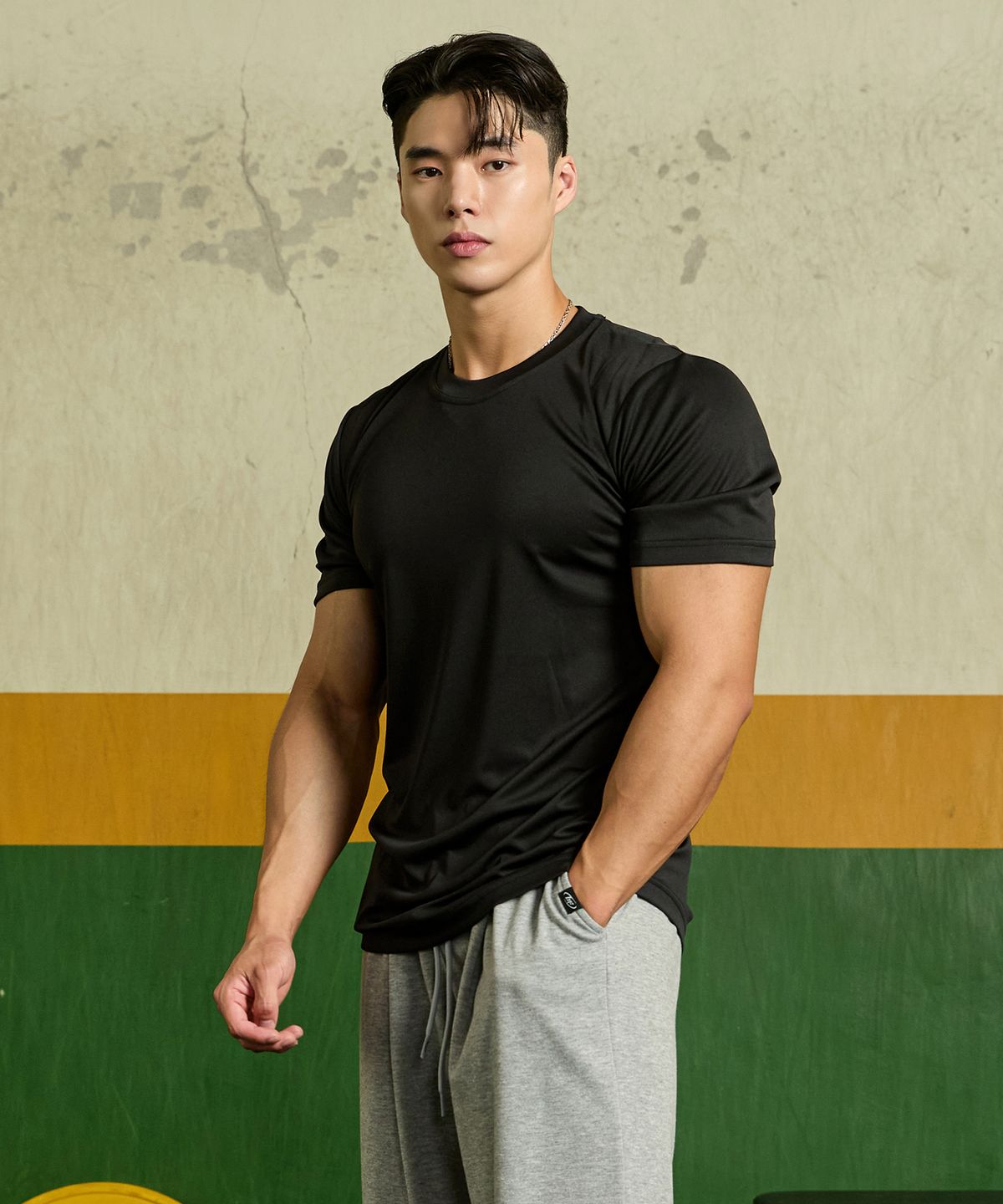 블랙몬스터핏(BLACK MONSTER FIT) [3PACK]무지 인터록 기능성 쿨링 반팔 티셔츠 3P