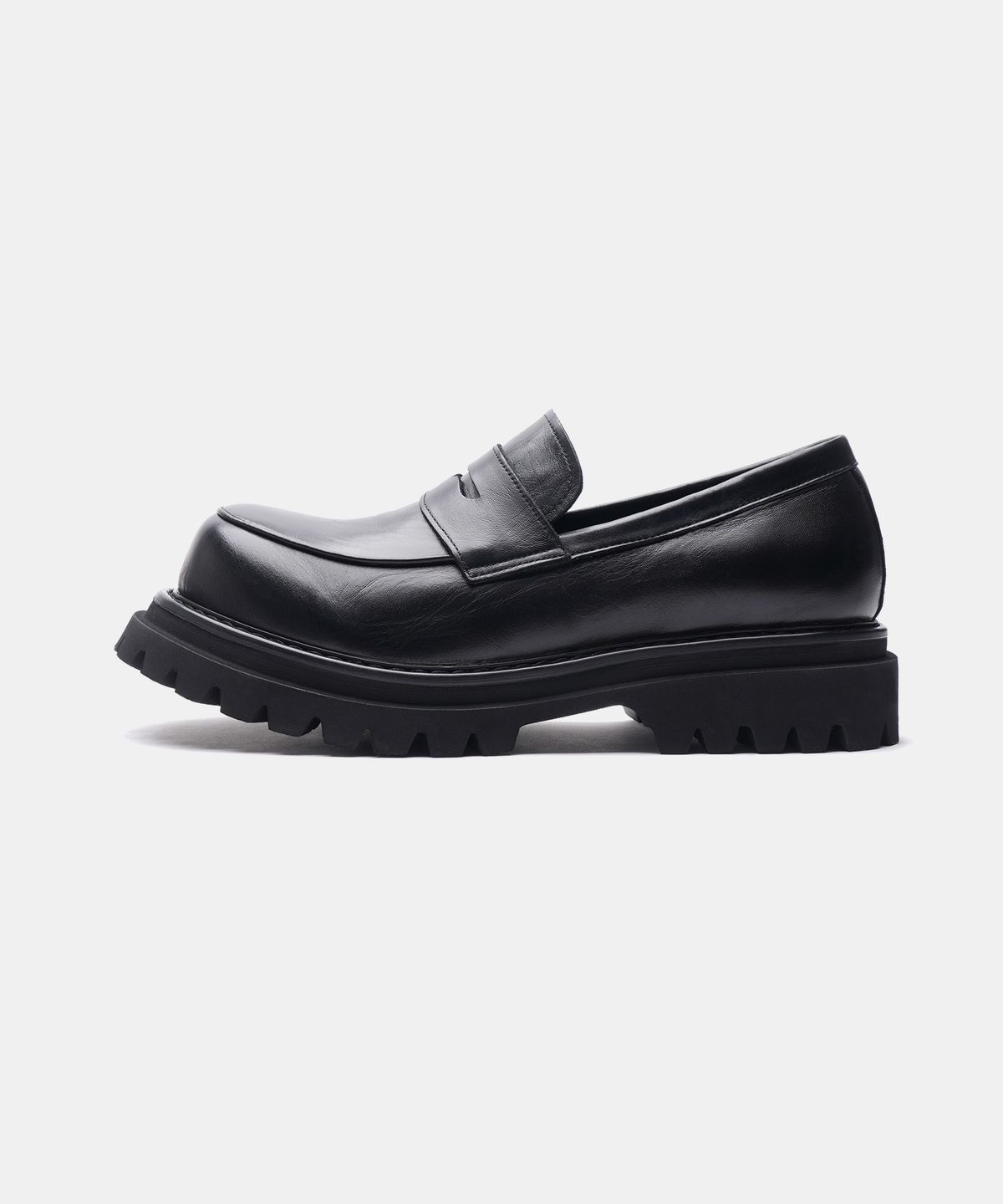 식스핏(6FT) [천연말가죽 +6.5cm] VW (Vintage Wrinkled) CHUNKY  LOAFER