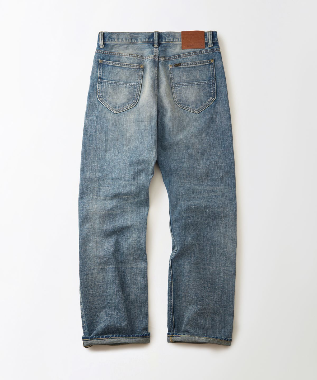 아웃스탠딩(OUTSTANDING) 50S RIDERS SELVEDGE ZIP PANTS_L.BLUE