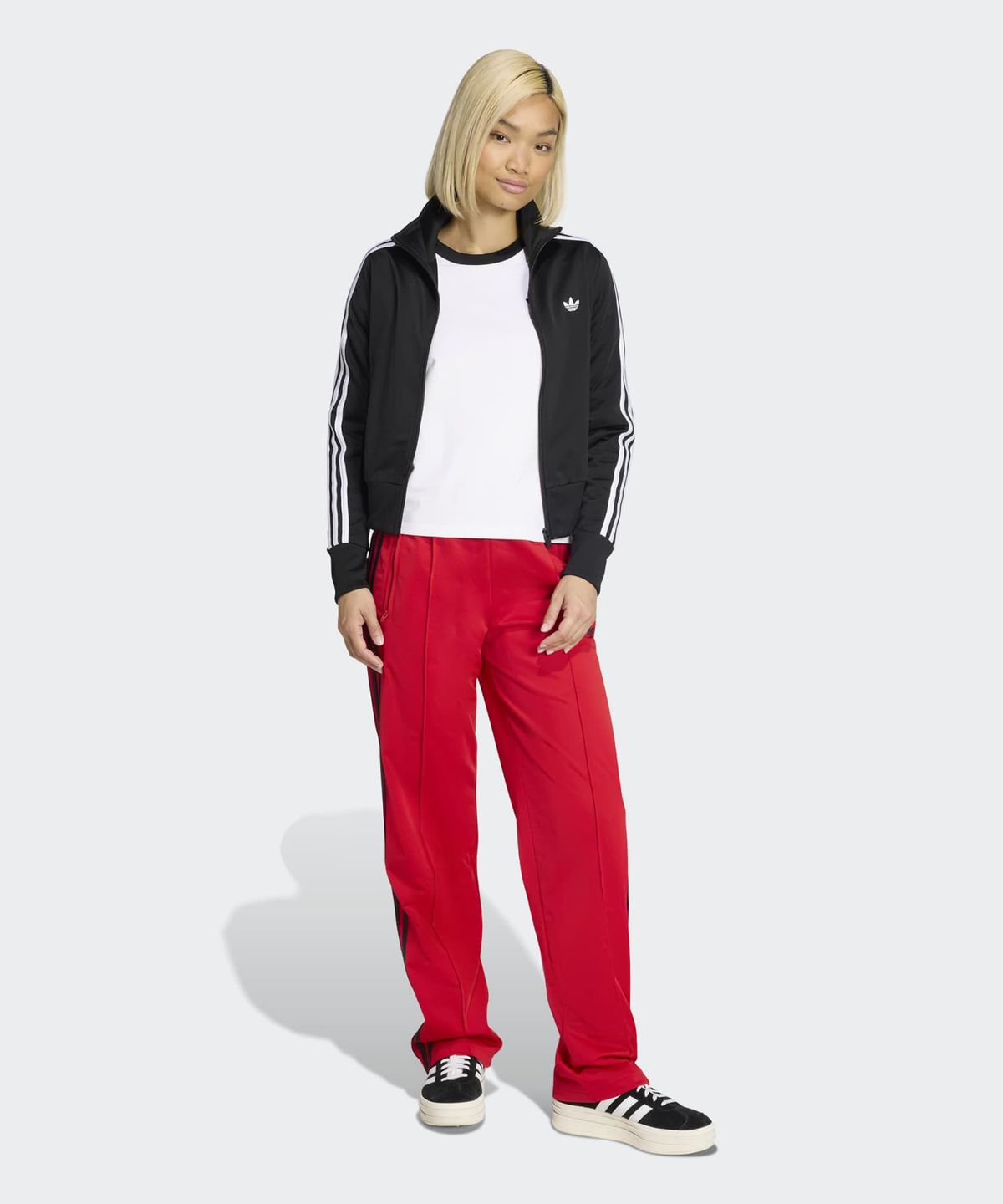 아디다스(ADIDAS) 파이어버드 클래식 트랙탑 - 블랙:화이트 / KD7981